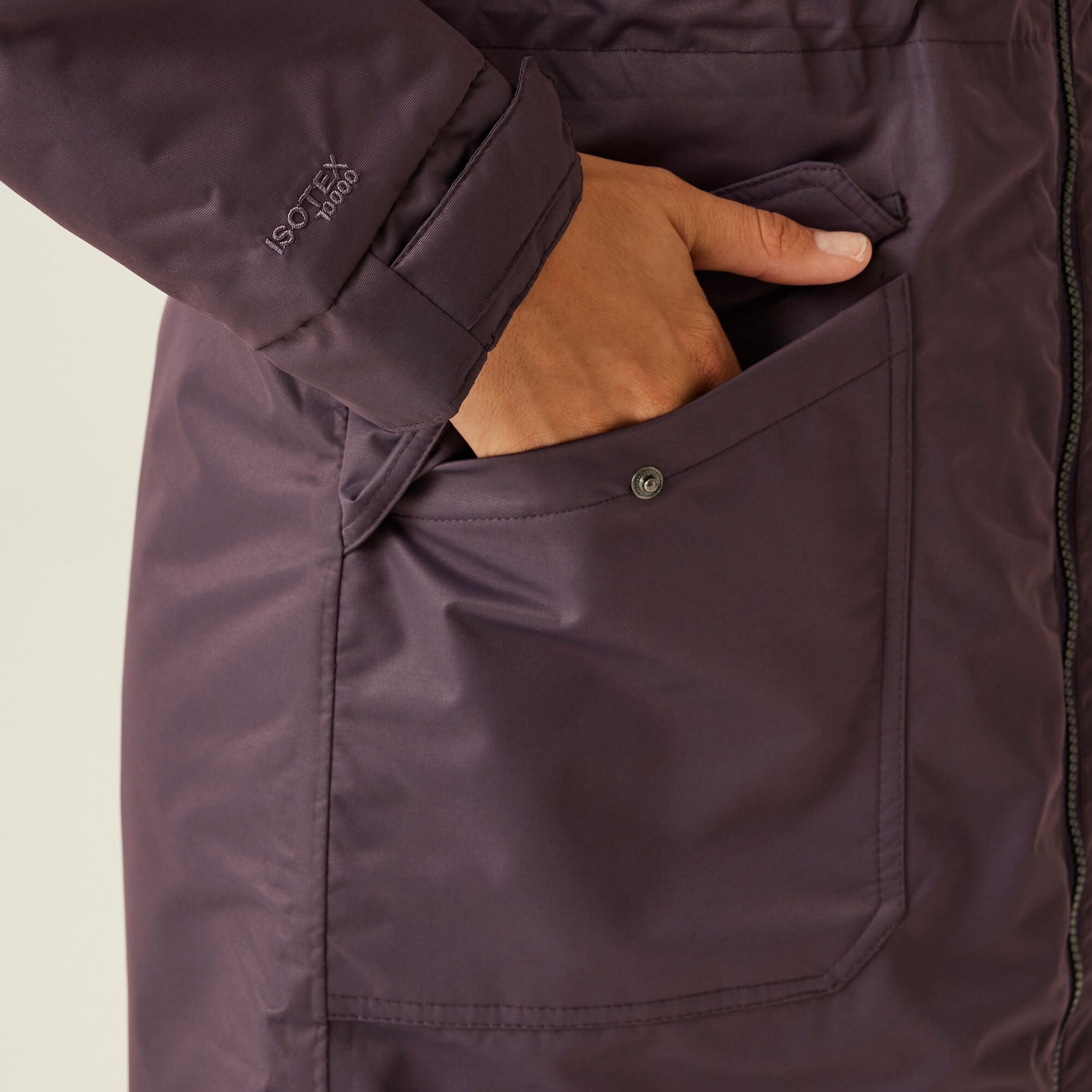 Women's Romine II Waterproof Parka Jacket | Deep Plum Black
