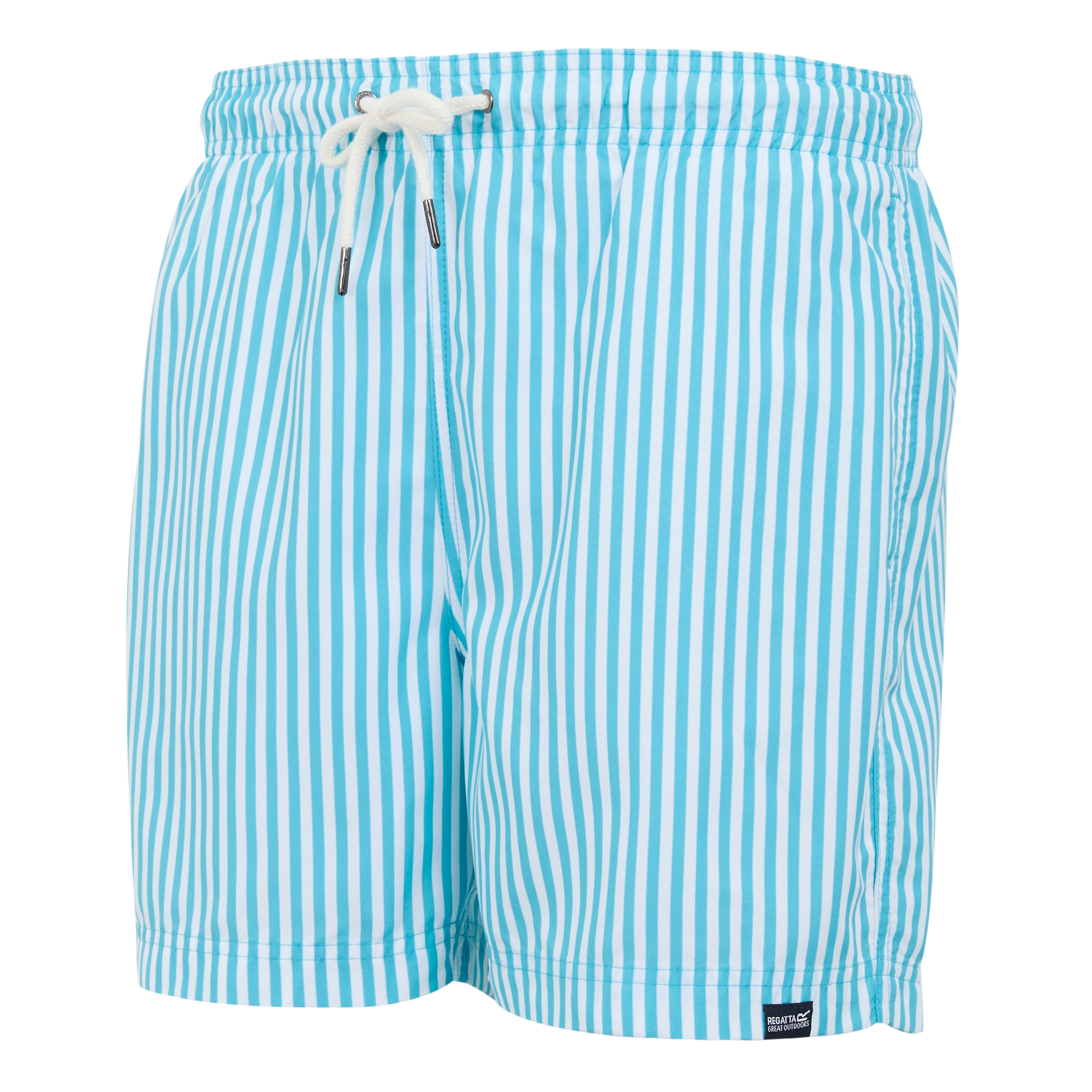 Men's Loras Swim Shorts | Aquarius Blue Stripe