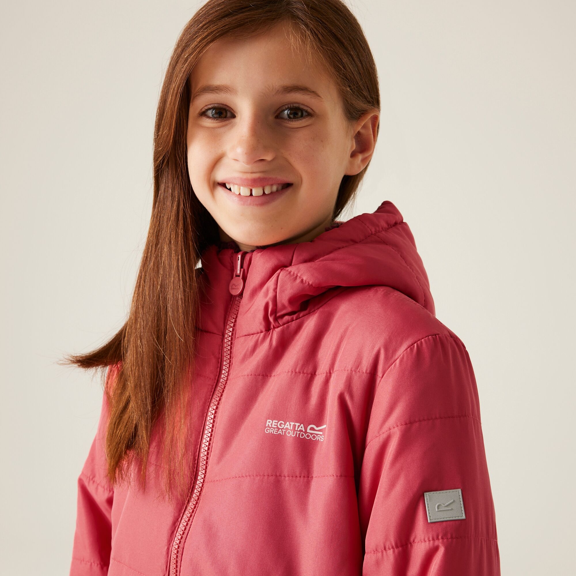 Kids' Kyrell Reversible Jacket | Mineral Red Burgundy Zebra