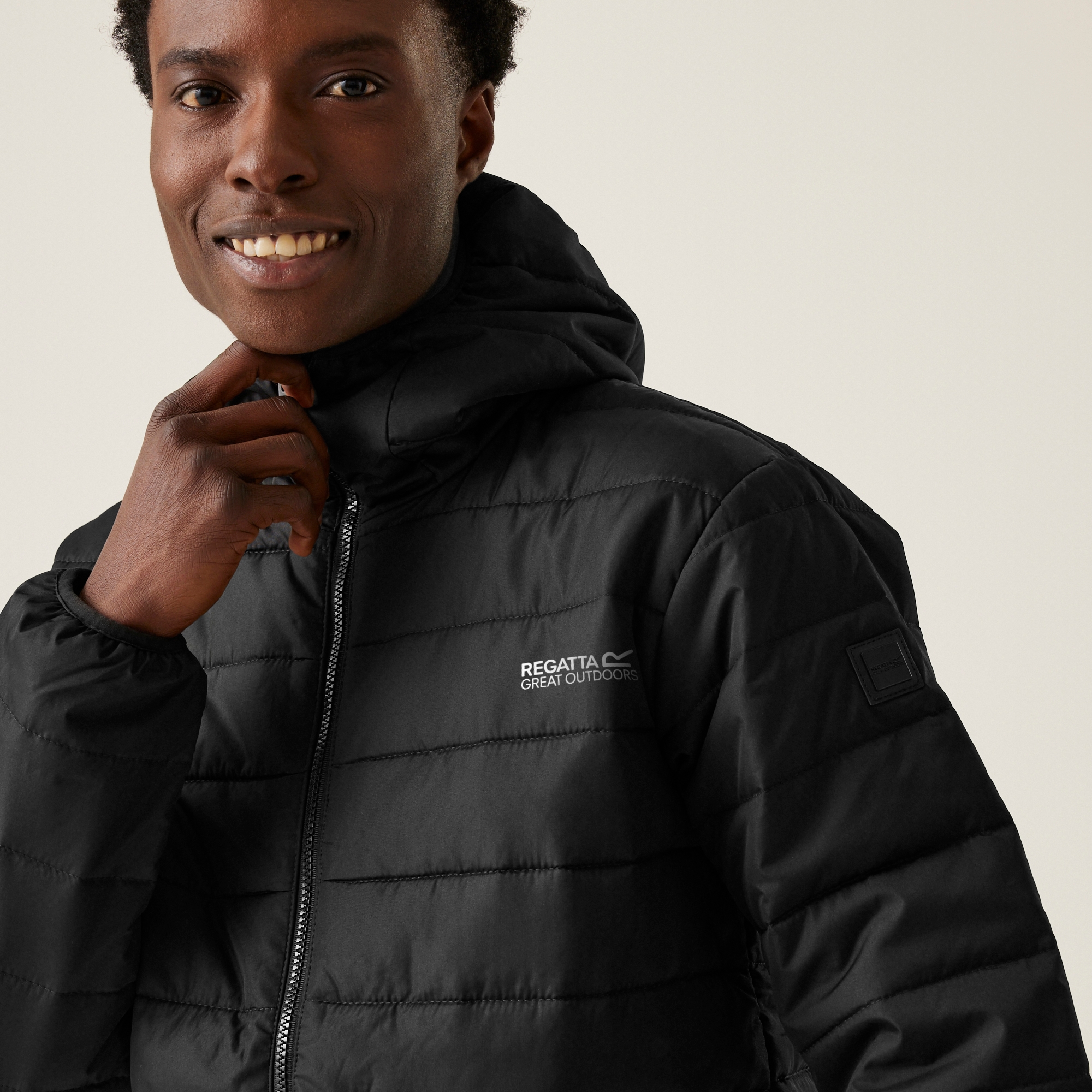Men's Helfa Insulated Padded Jacket | Black