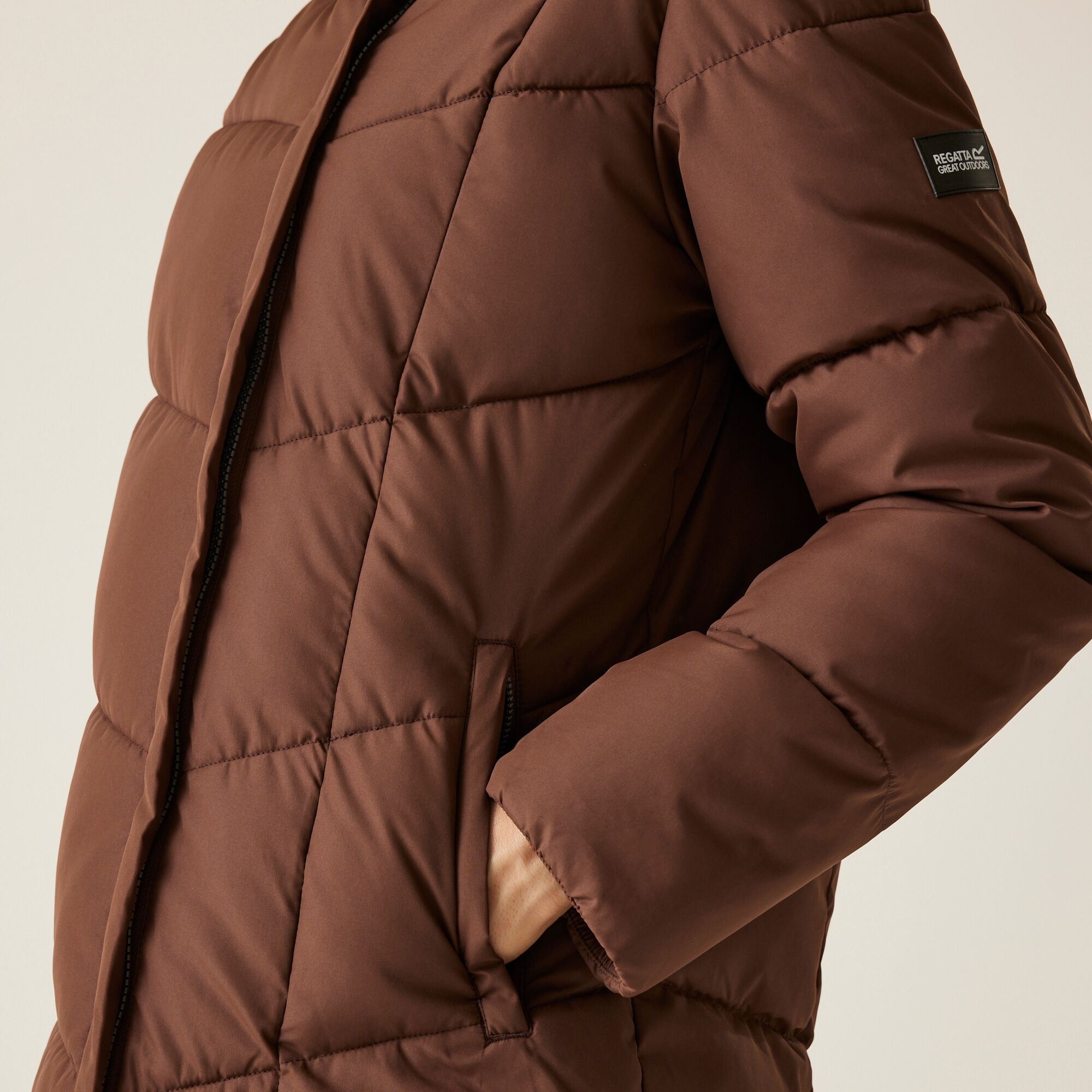 Women's Nurie Quilted Jacket | Dark Brown