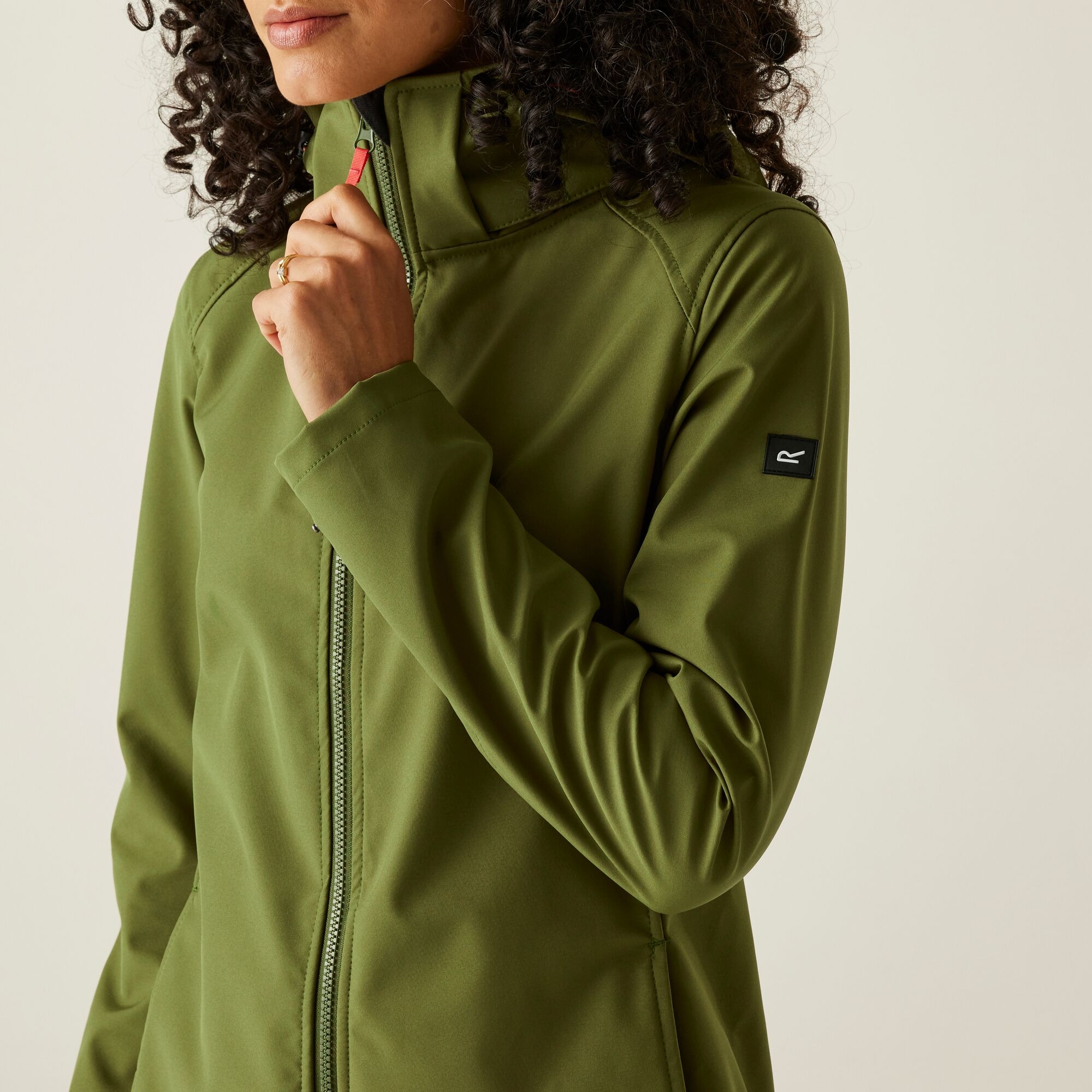 Women's Carisbrooke Softshell Jacket | Nephrite Green Peach Bloom