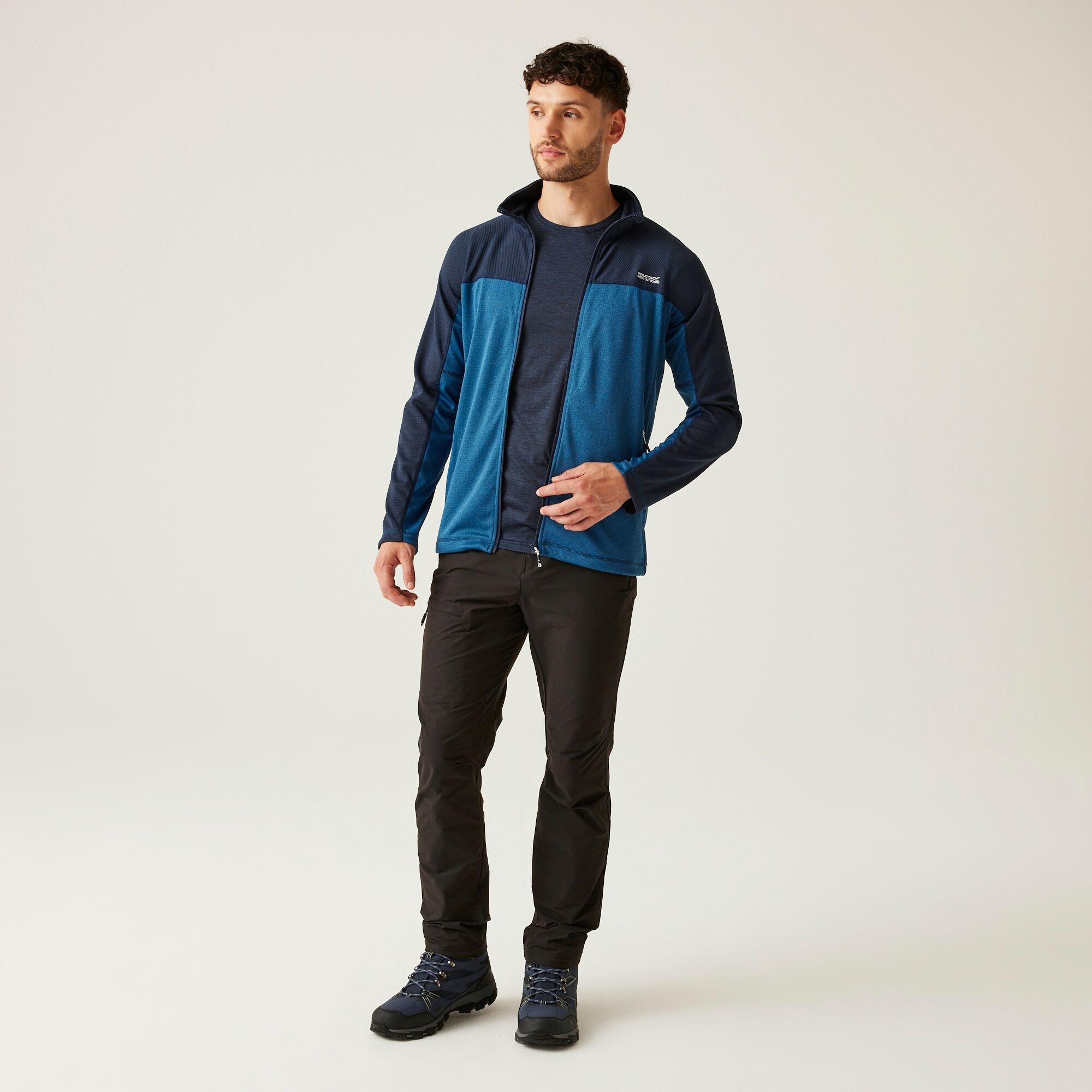 Men's Highton V Full Zip Fleece | Olympian Blue Navy