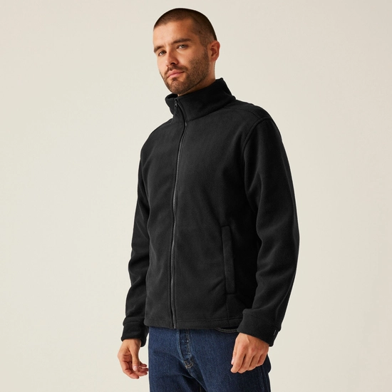 Men's Thor 350 Heavyweight Full Zip Fleece | Black