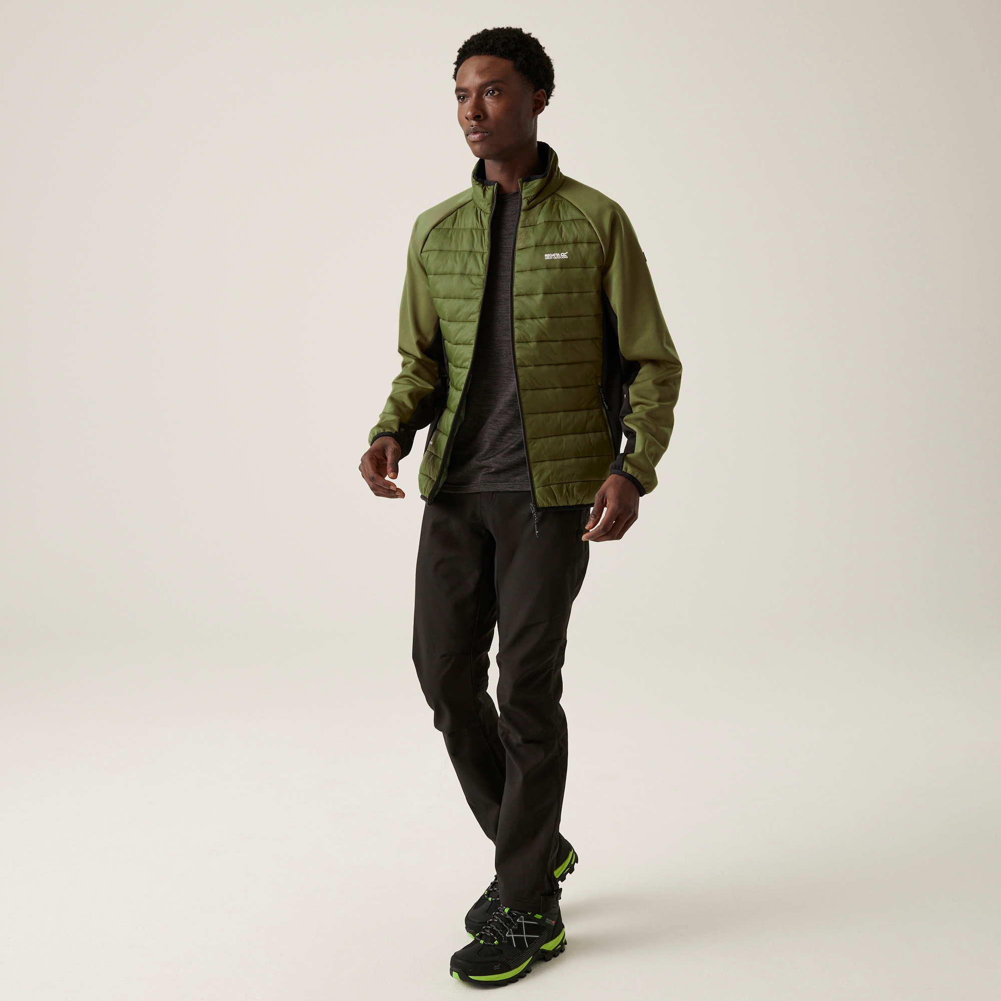 Men's Clumber IV Hybrid Jacket | Nephrite Green Black