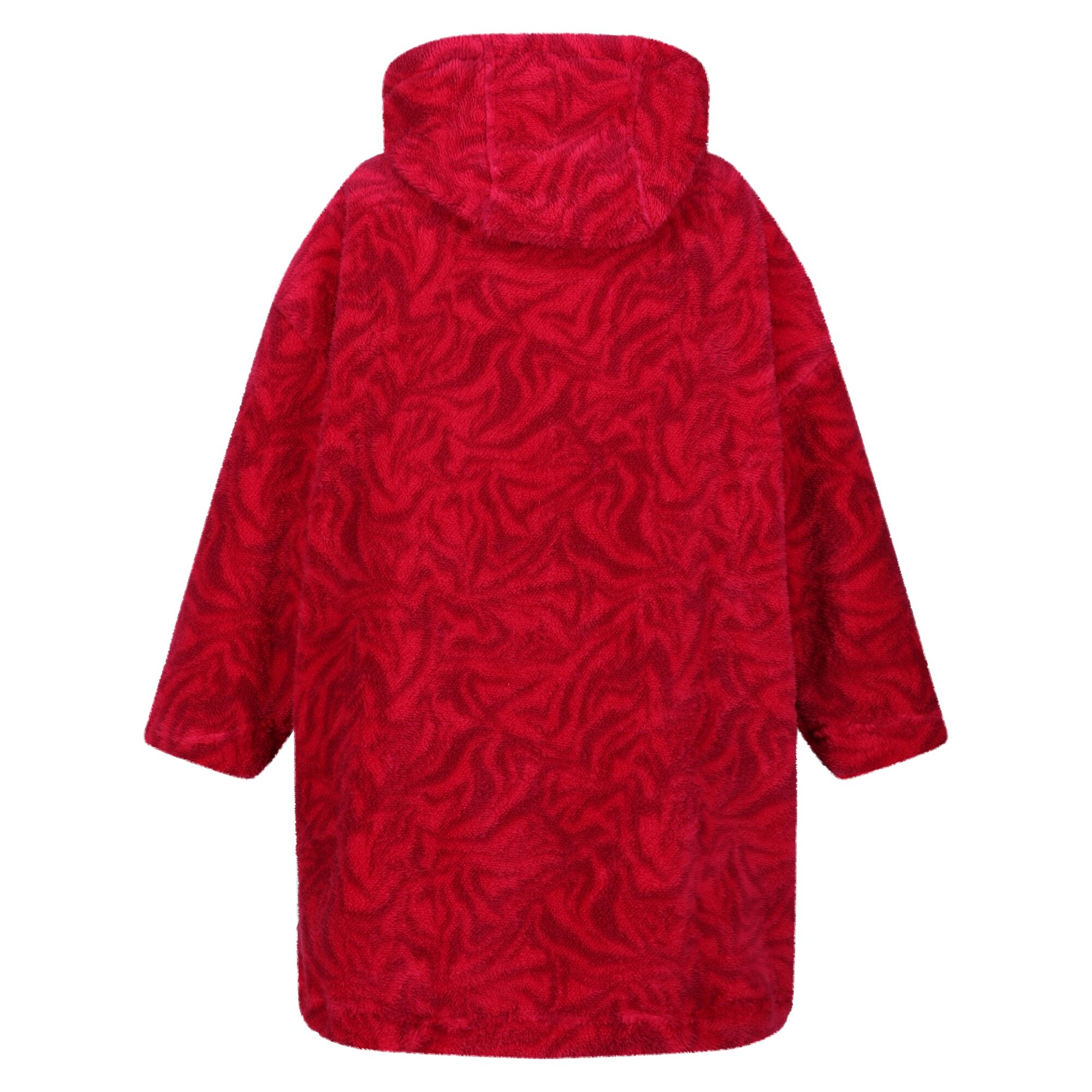 Kids' Cosy Poncho | Pink Potion Zebra