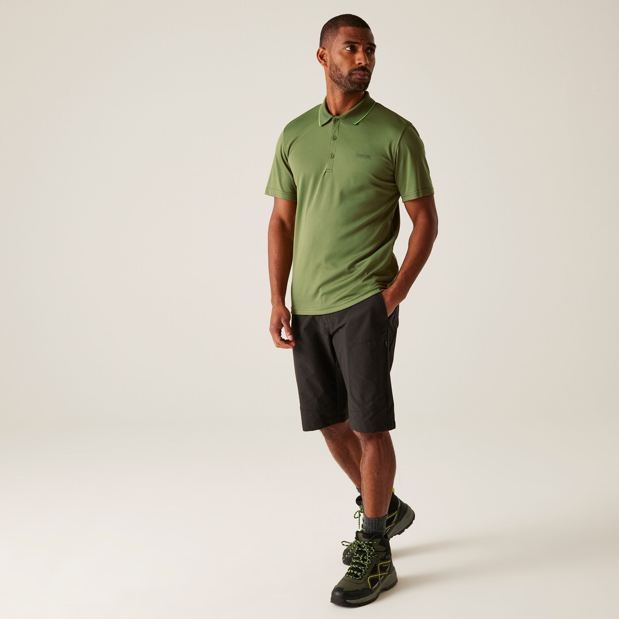 Men's Maverick V Active Polo Shirt | Nephrite Green