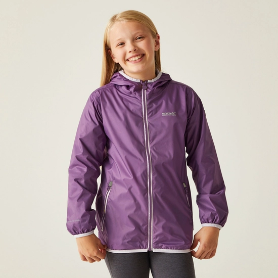 Kids' Lever II Waterproof Packaway Jacket | Peach Bloom