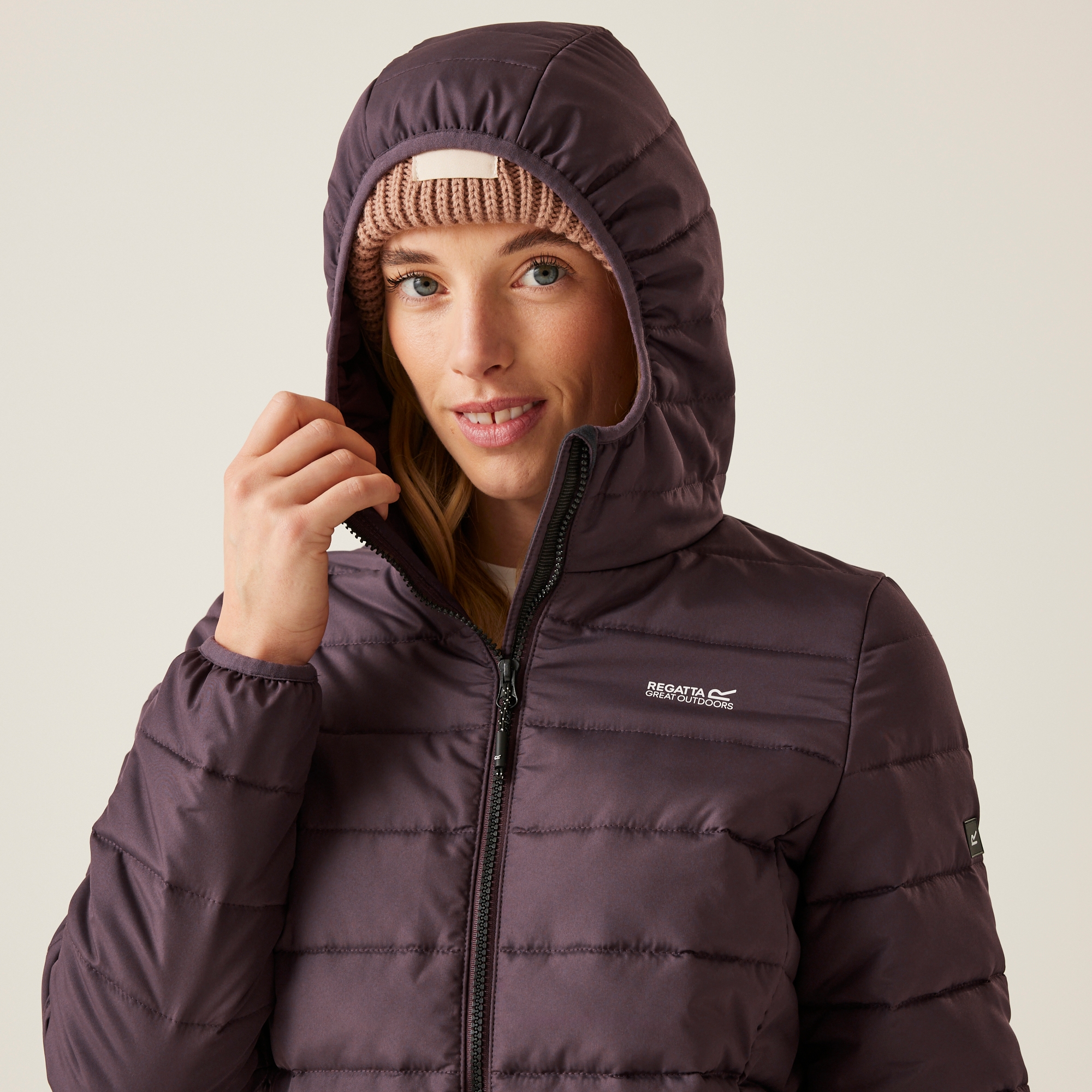 Women's Helfa Insulated Quilted Jacket | Deep Plum