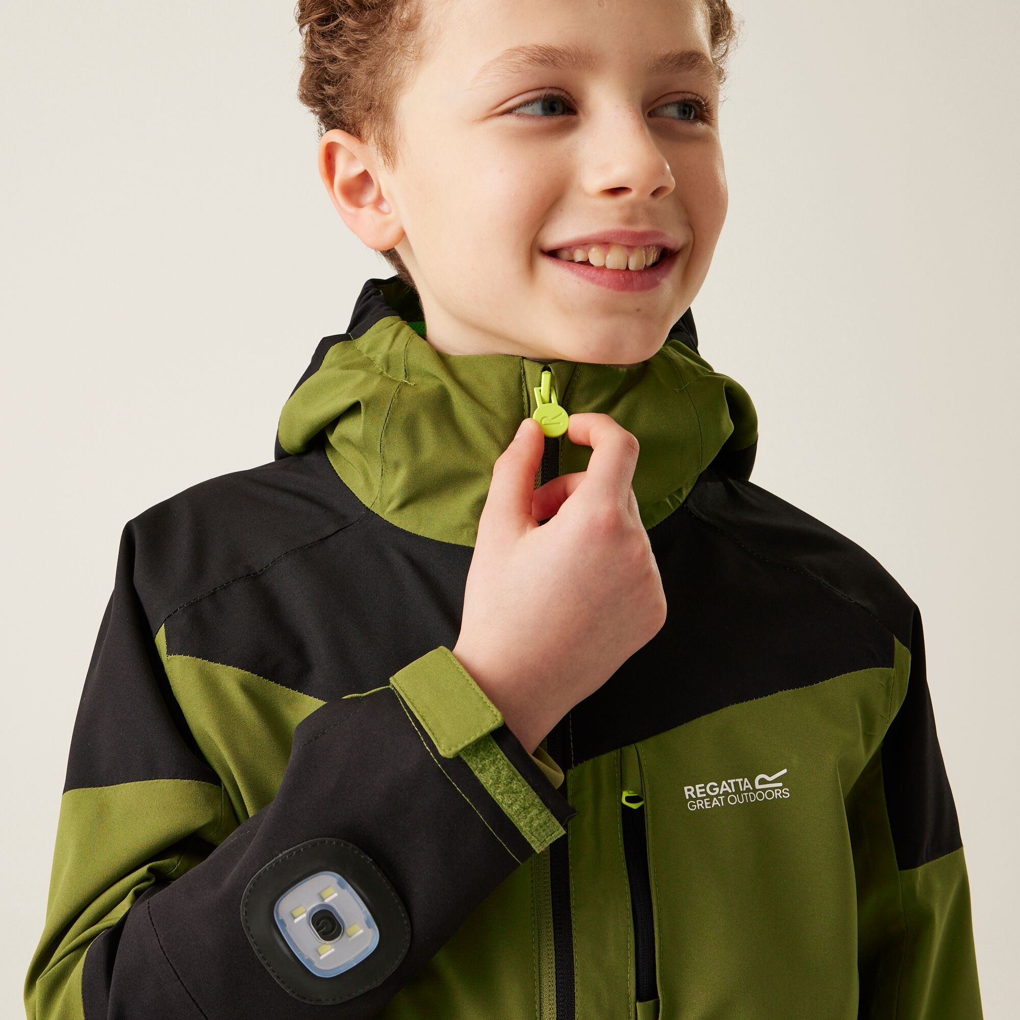 Boys Trekktain 3-in-1 Jacket | Nephrite Green Black