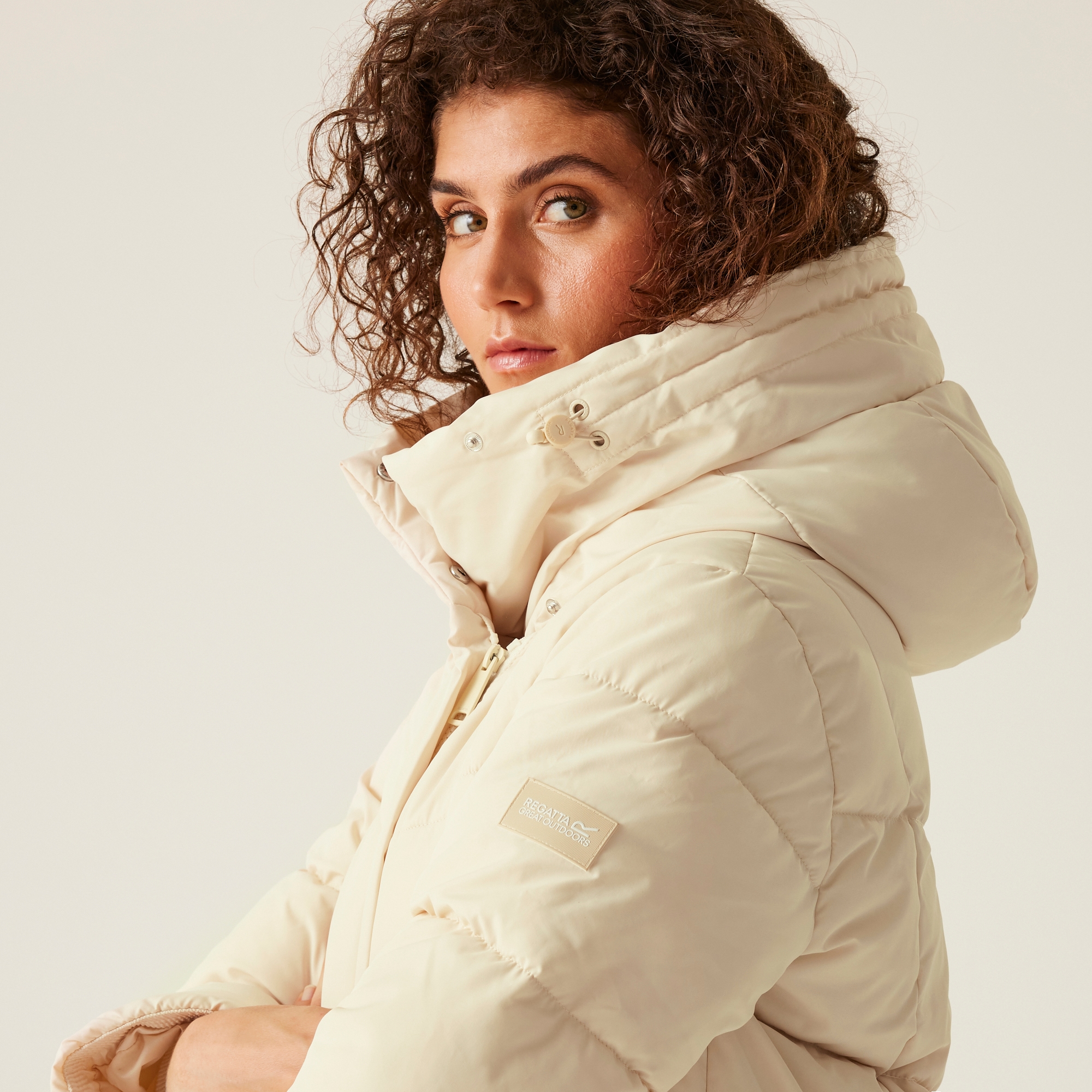 Women's Nurie Quilted Jacket | Light Vanilla