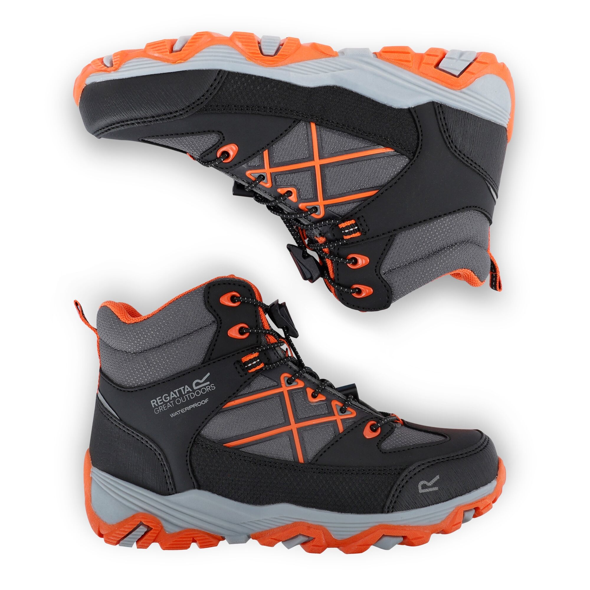 Kids' Samaris III Walking Boots | Black Blaze Orange
