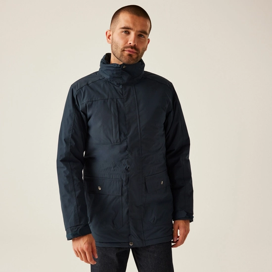 Men's Darby III Waterproof Insulated Parka Jacket | Navy