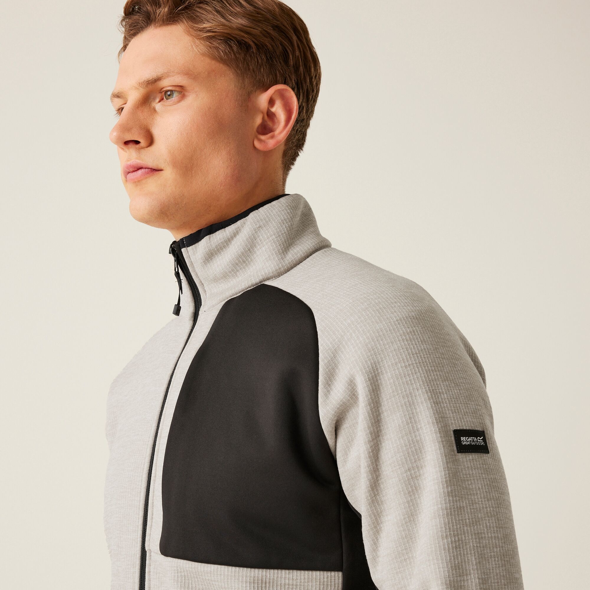 Men's Shorston Full Zip Fleece | Abbeystone Marl