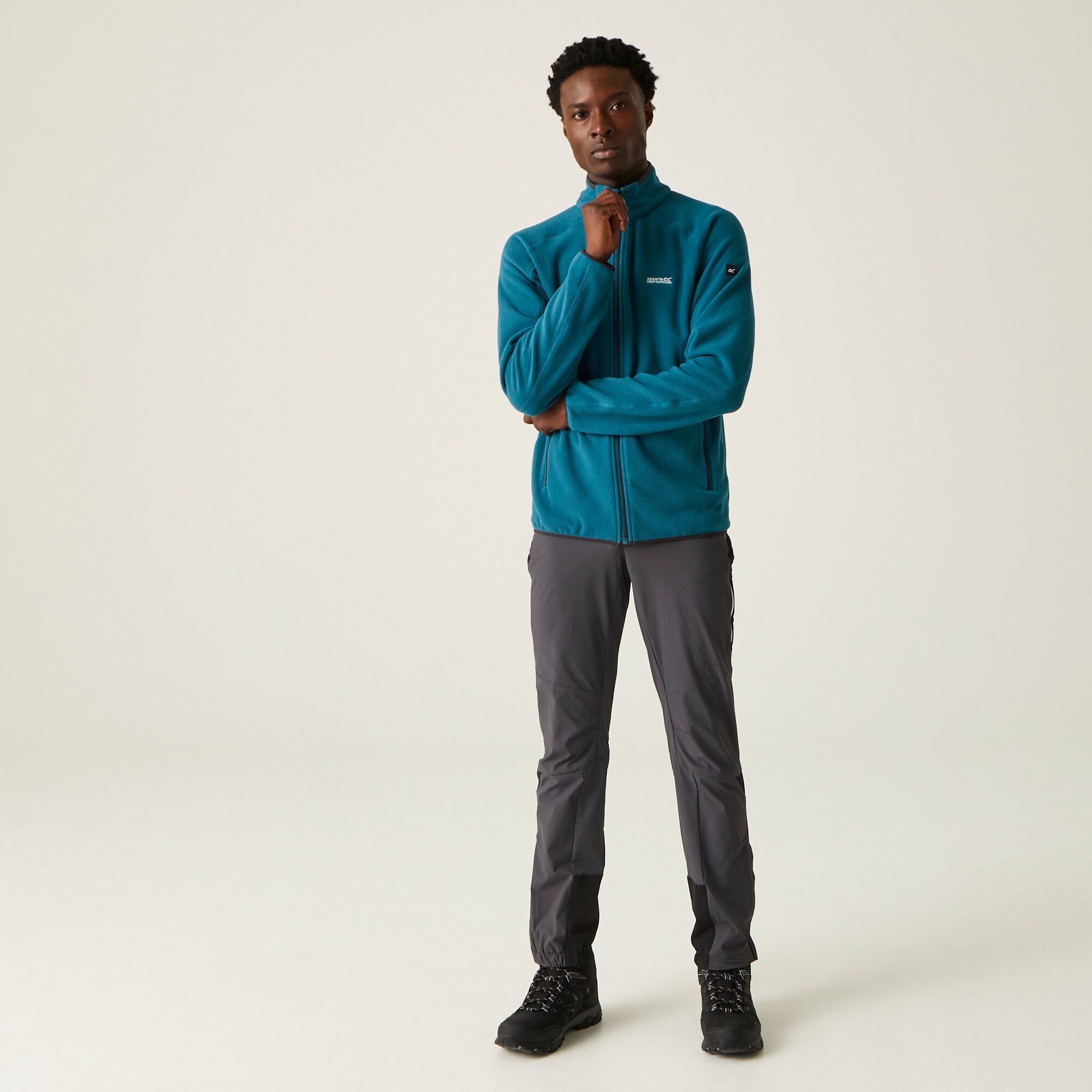 Men's Hadfield Full Zip Fleece | Moroccan Blue