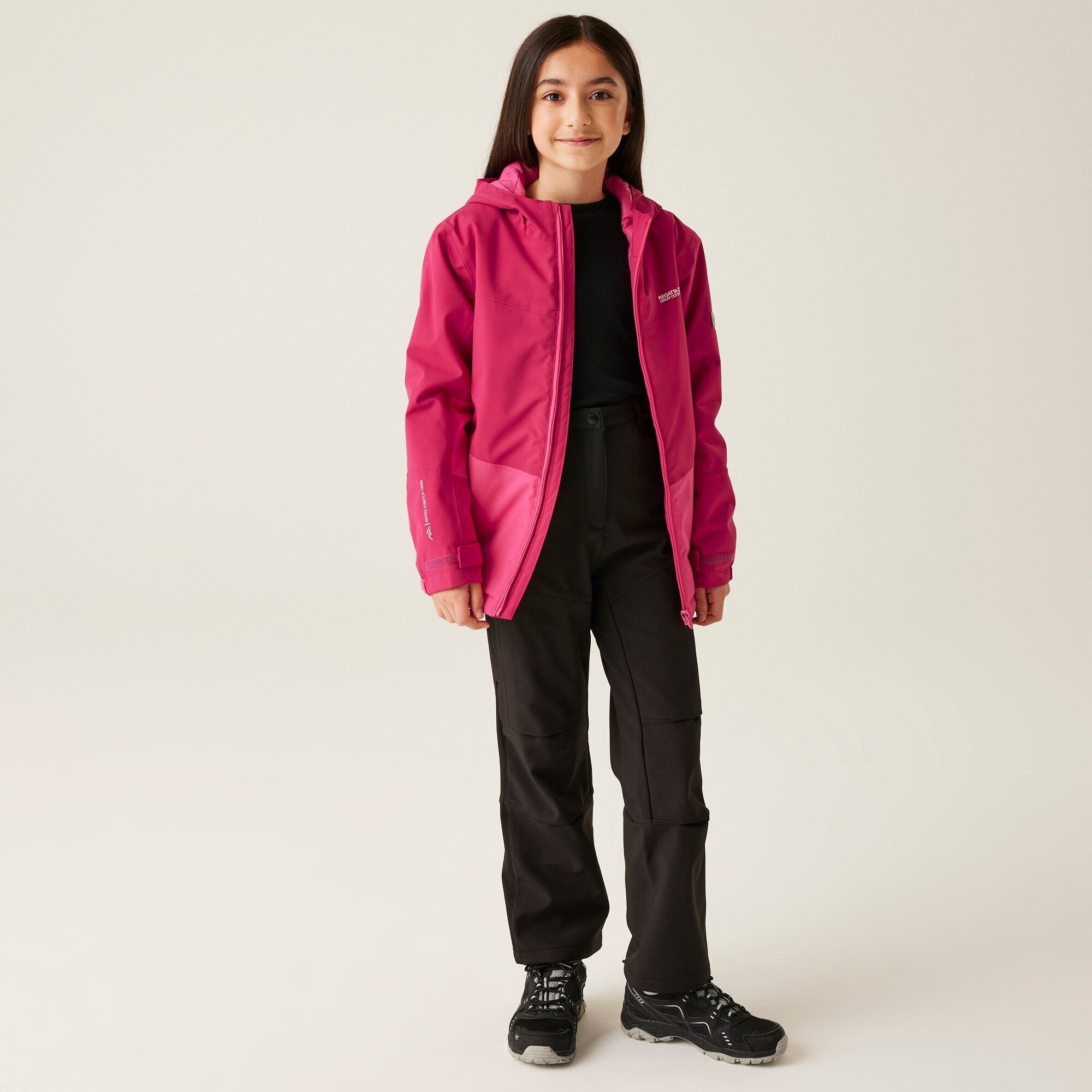 Kids' Highton V Padded Jacket | Deep Pink Hot Pink