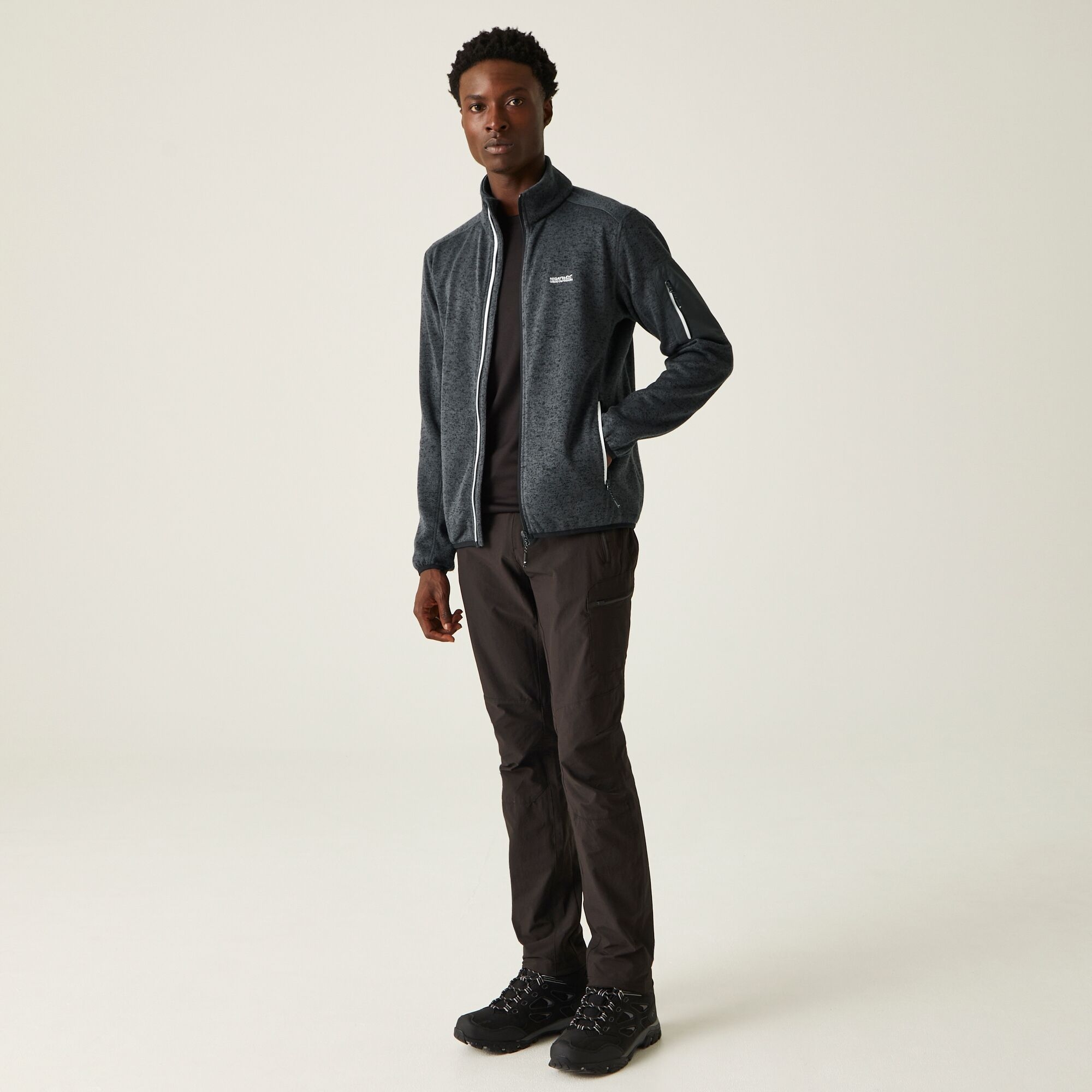 Men's Newhill Full Zip Fleece | Ash