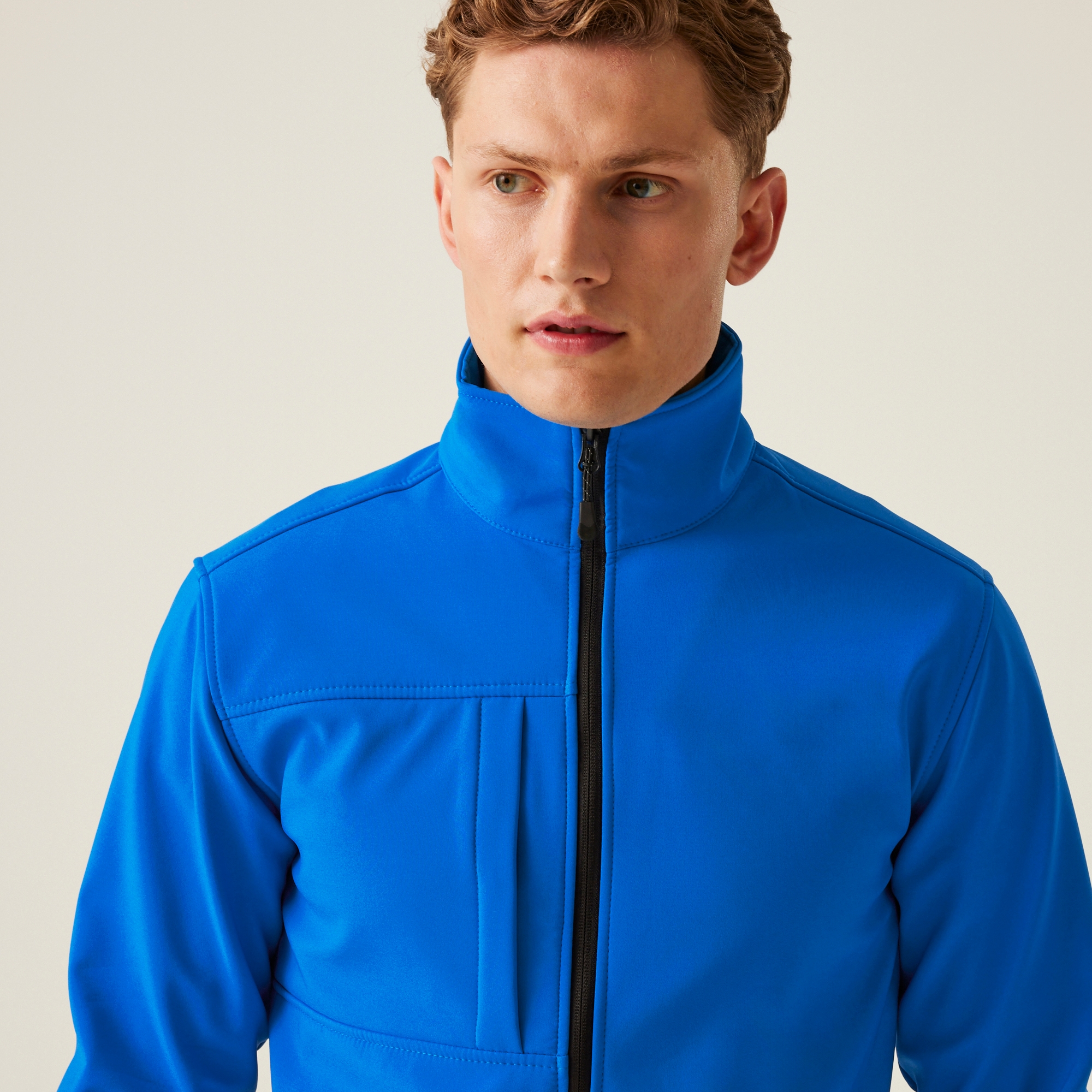 Men's Octagon II Printable 3 Layer Membrane Softshell Jacket | Oxford Blue Black