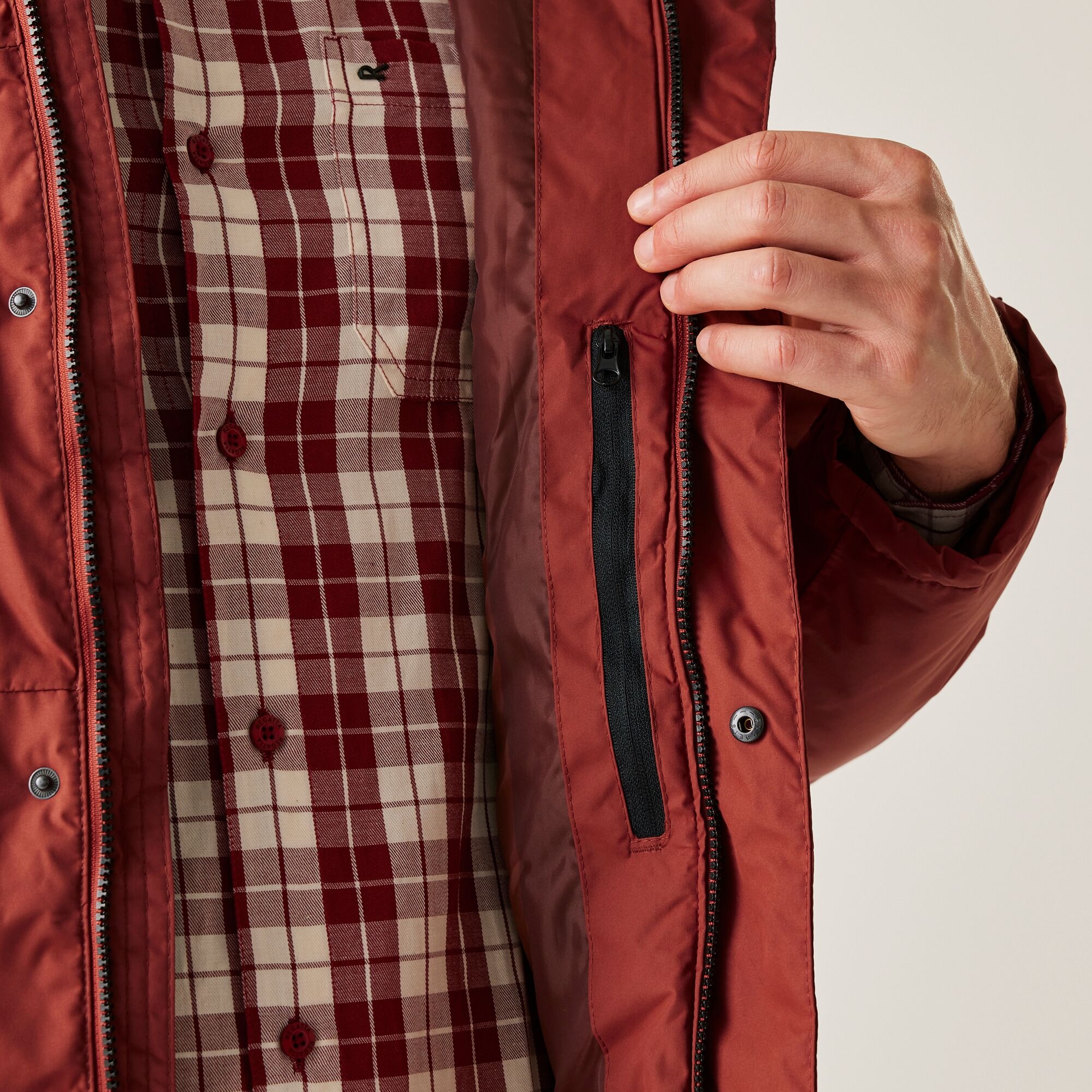 Men's Sterlings IV Waterproof Jacket | Burnt Henna