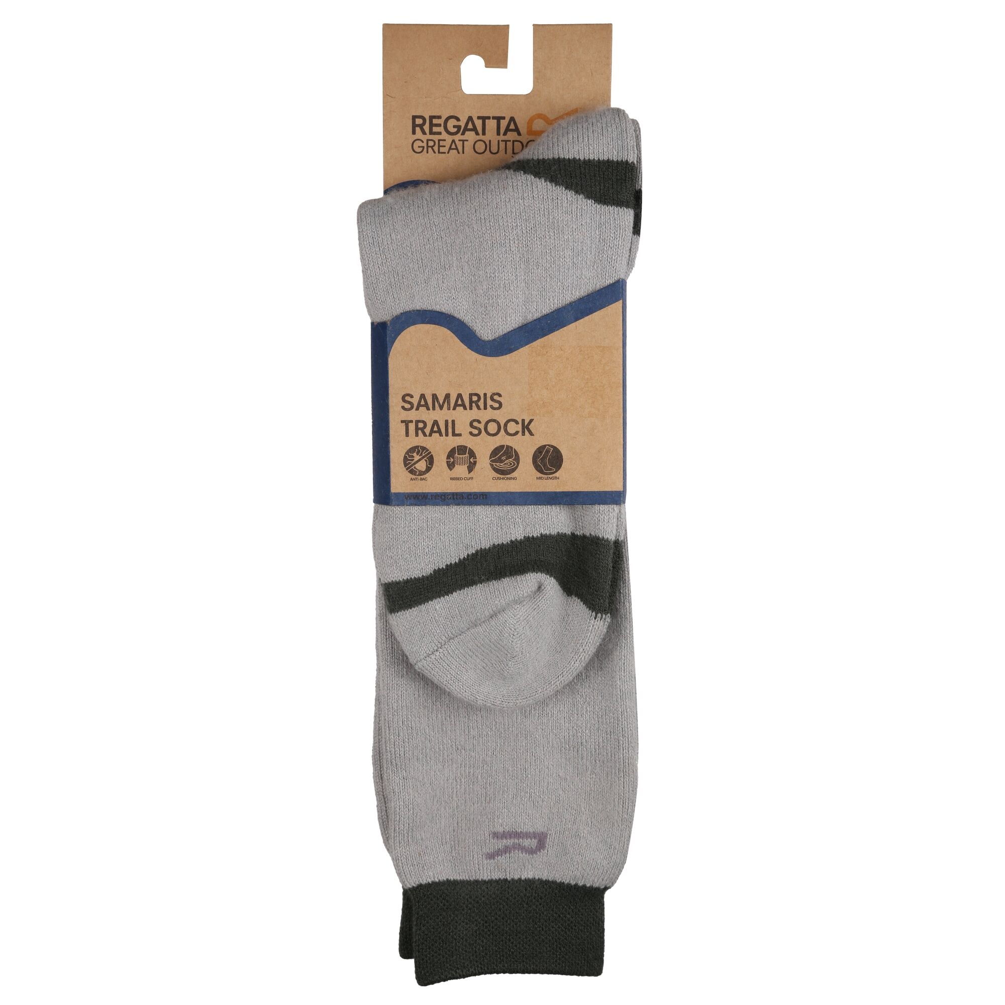 Mens Wellington Sock | Dark Steel
