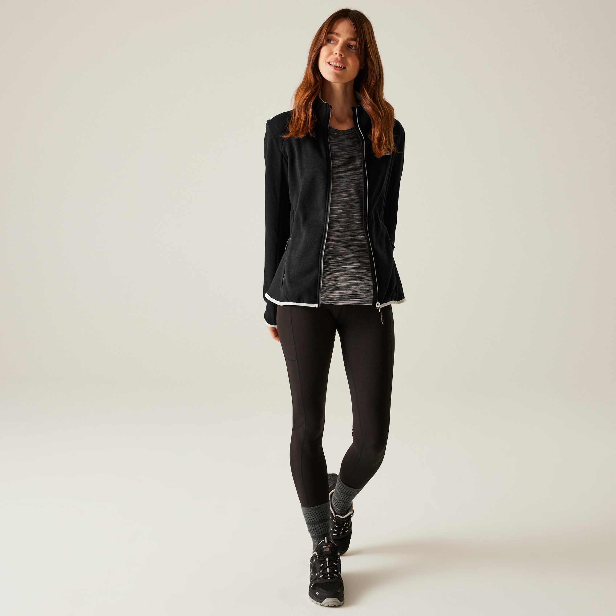 Women's Newhill II Full Zip Fleece | Black Oyster Musroom