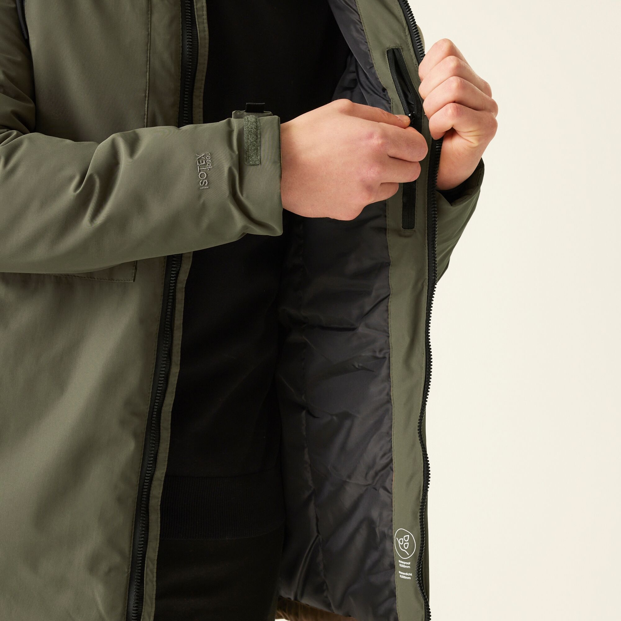 Men's Larrick Waterproof Insulated Jacket | Crocodile