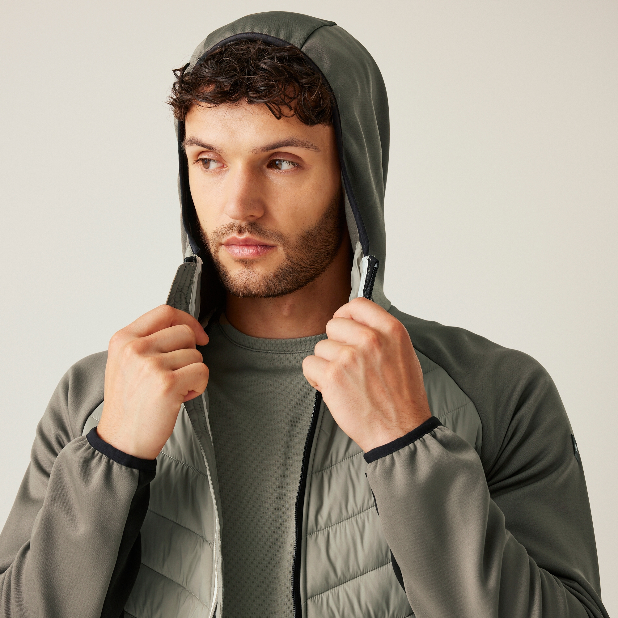 Men's Andreson VIII Hybrid Jacket | Golden Sand Treetop Black