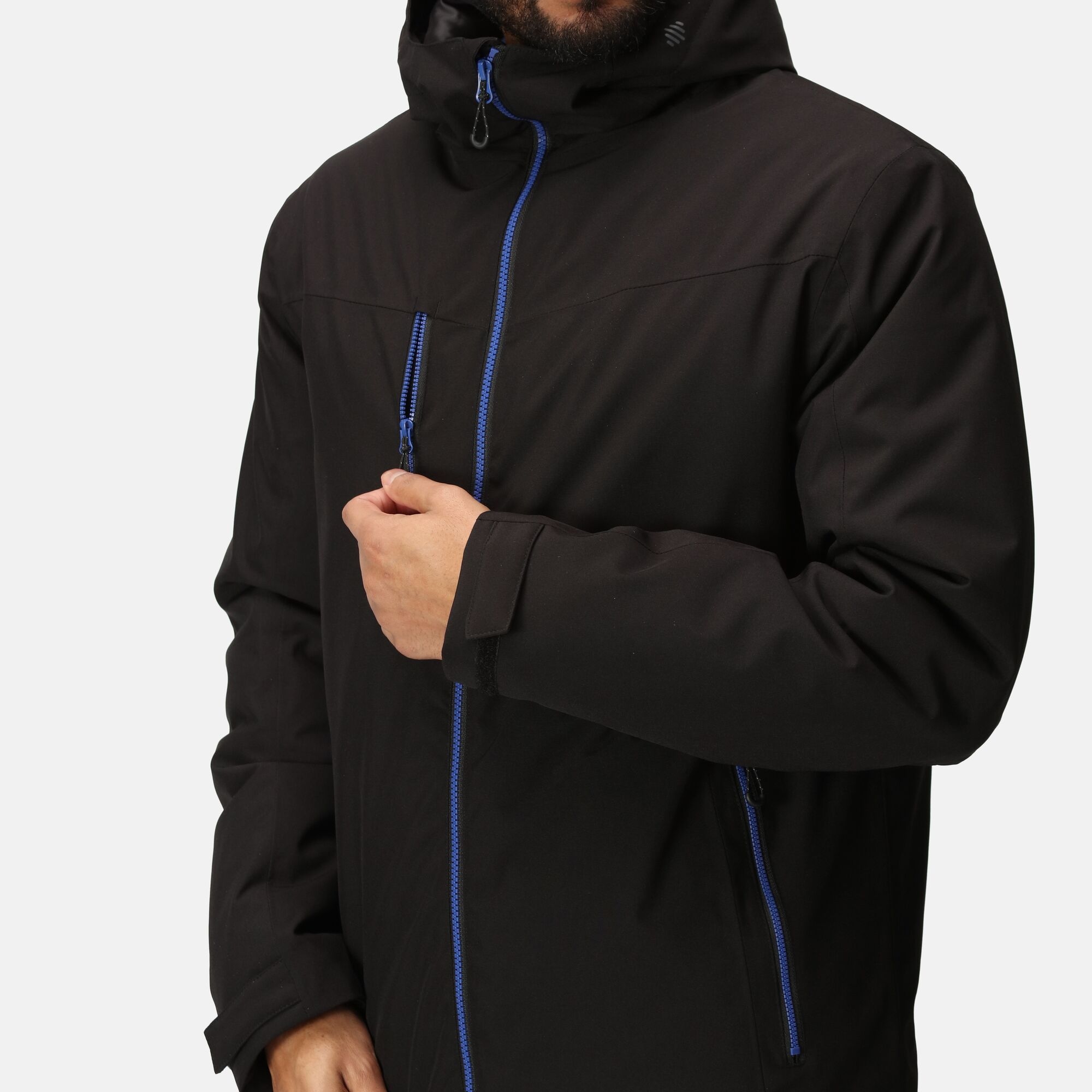 Men's Navigate Insulated Jacket | Black New Royal
