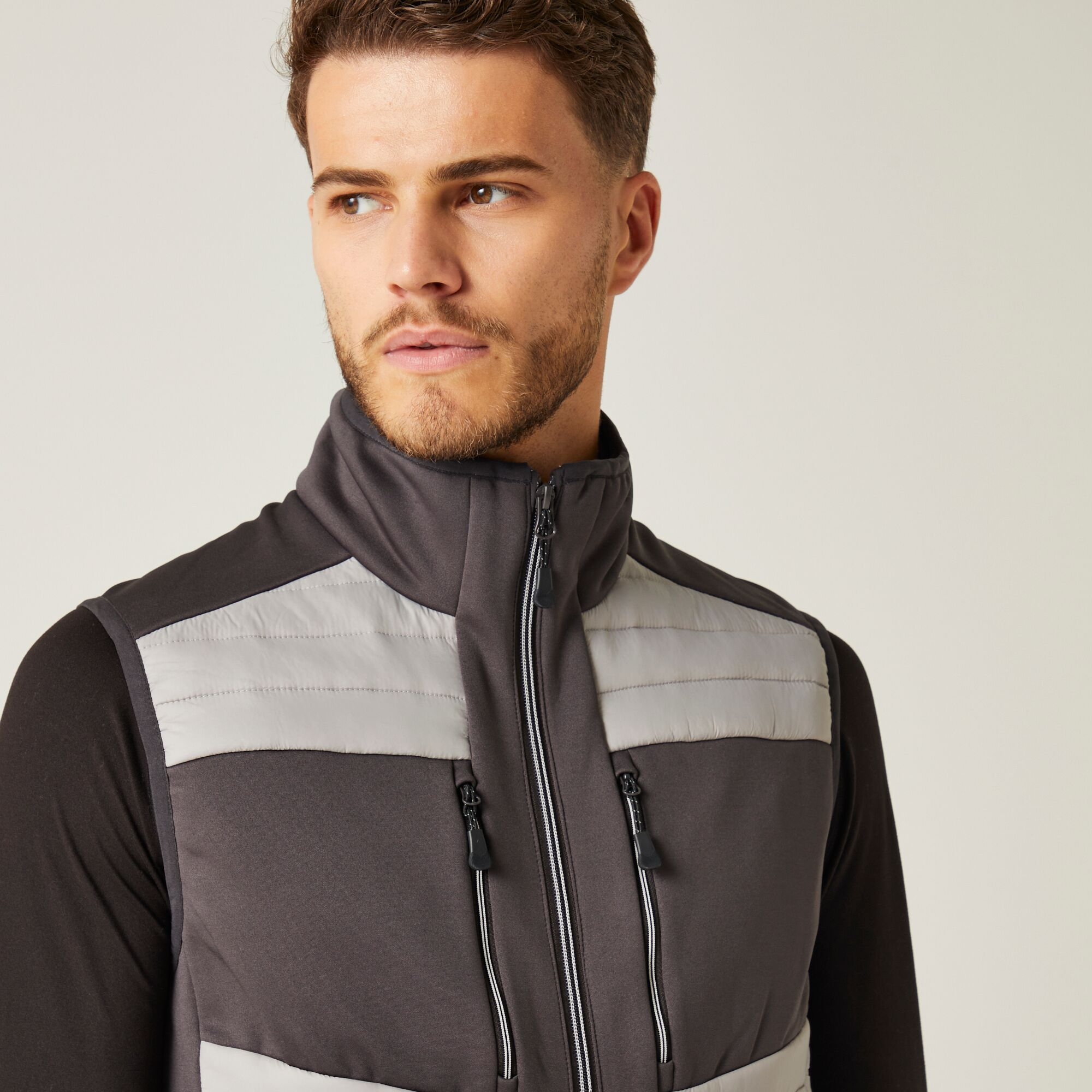 Men's E-Volve Thermal Hybrid Bodywarmer | Mineral Grey Ash