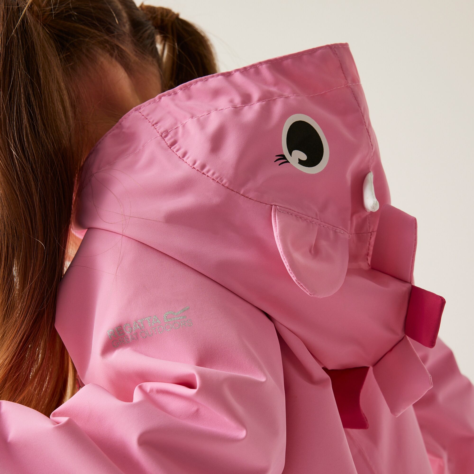 Kids' Animal Waterproof Jacket | Luna The Unicorn Sweet Pink