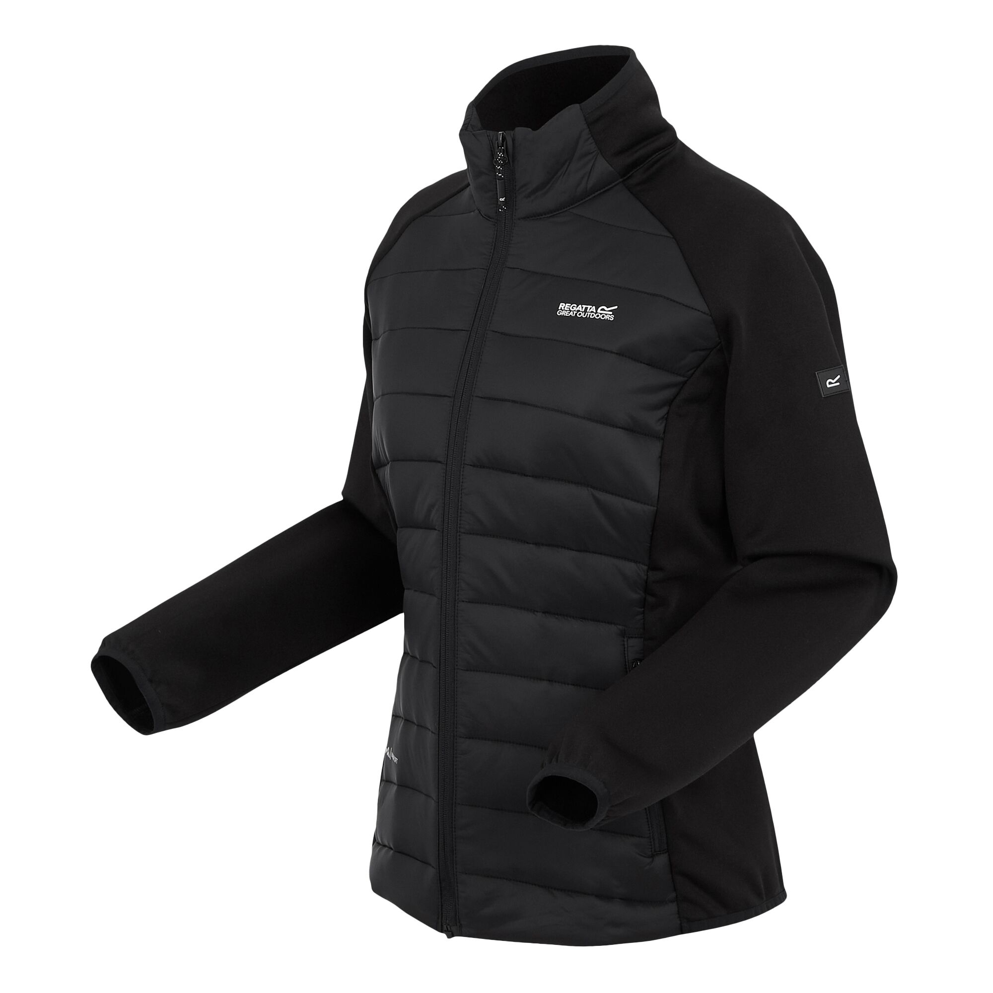 Women's Clumber V Hybrid Jacket | Black