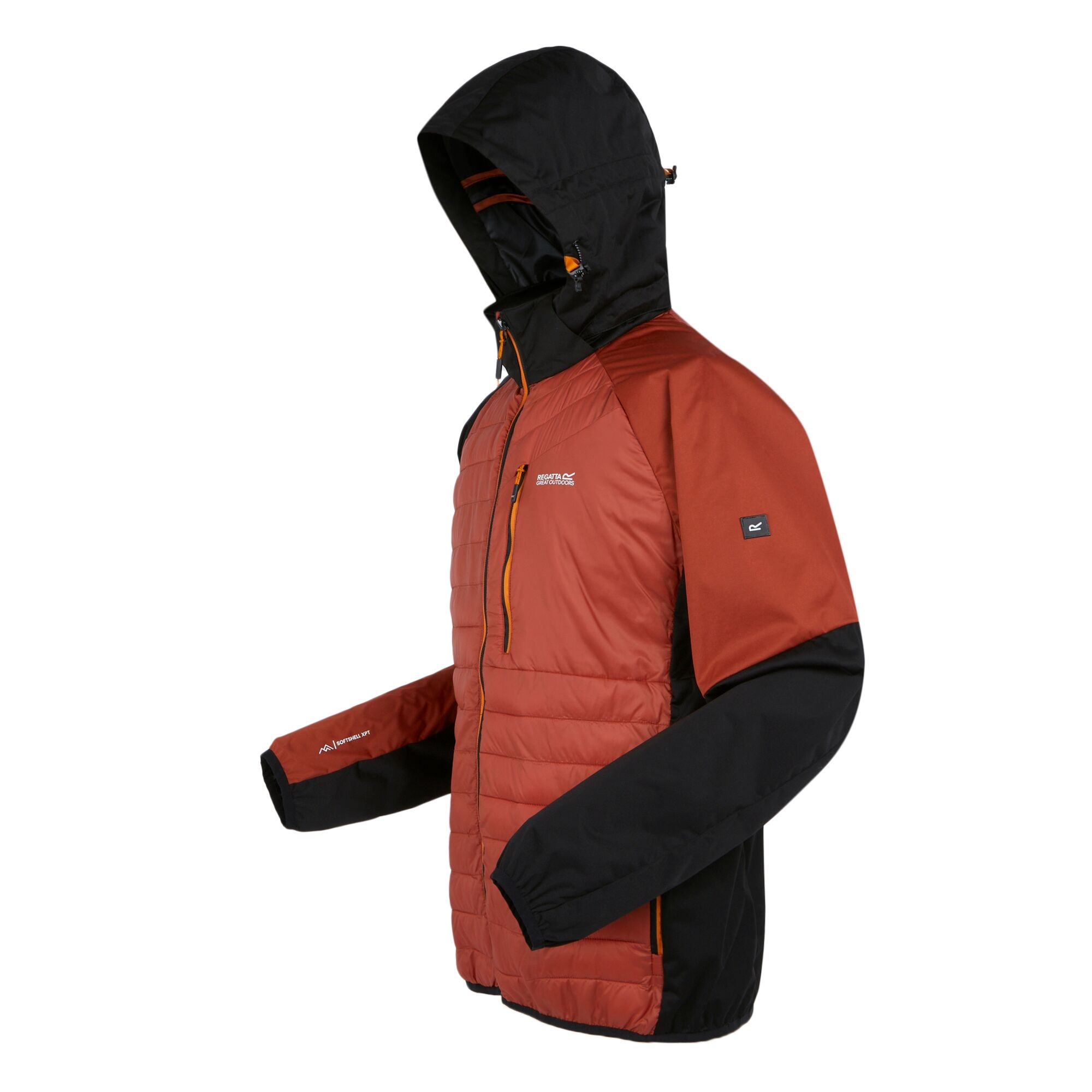 Men's Pro Hybrid Jacket | Red Ochre Black