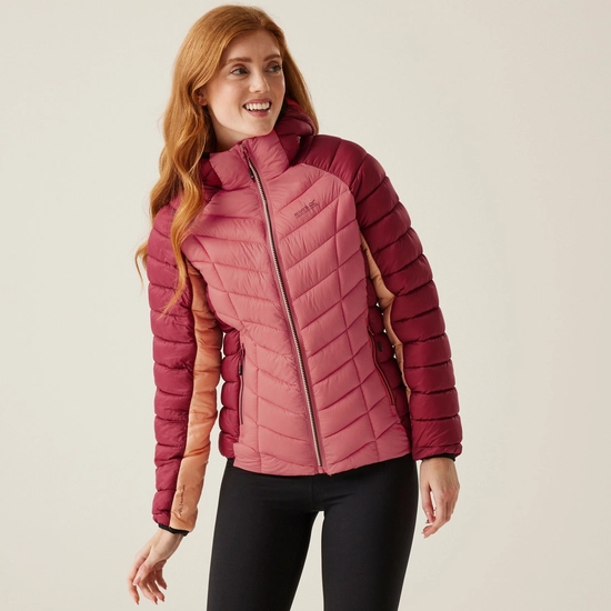 Women's Dalent Quilted Hooded Jacket | Rain Forest Dusty Green