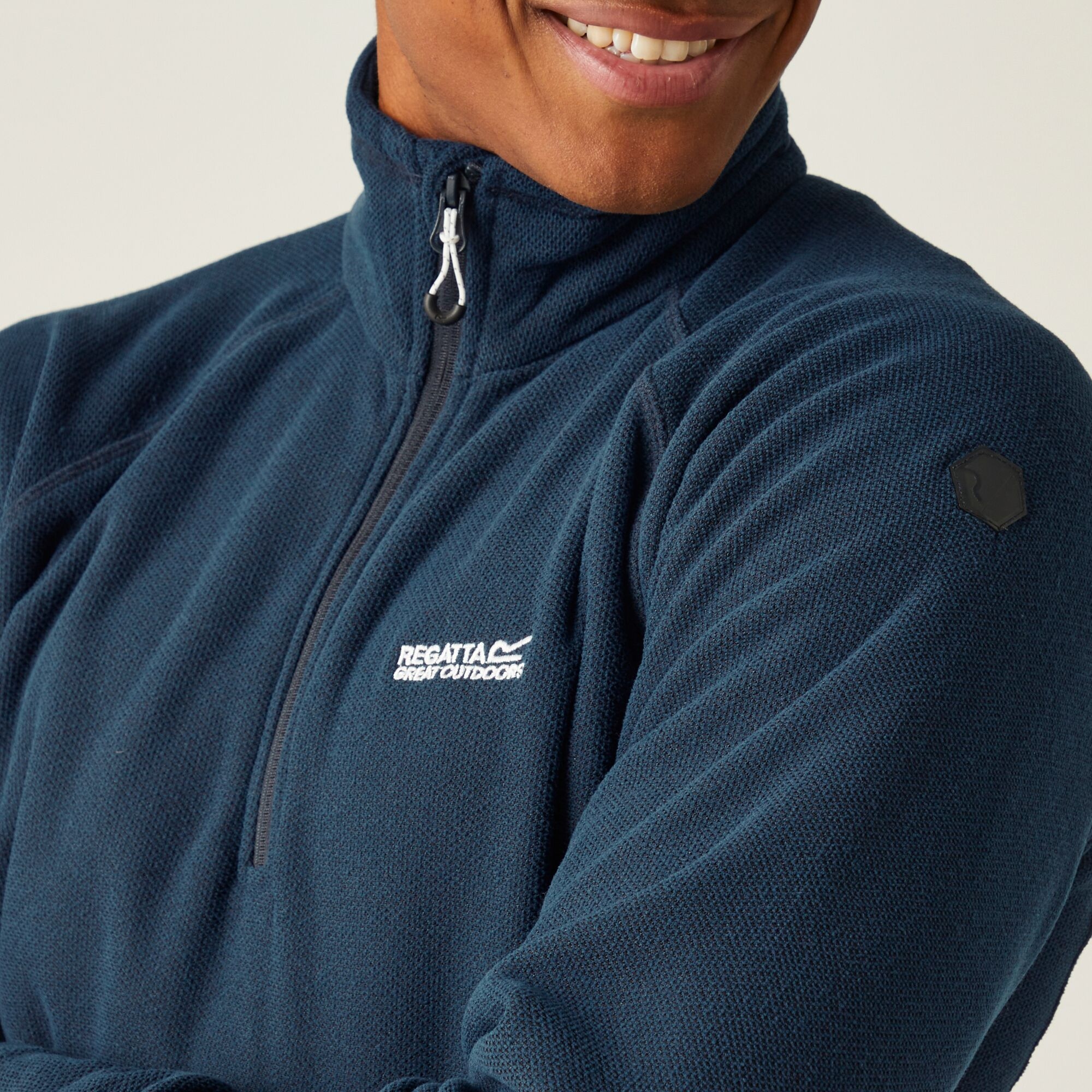 Men's Kenger Half Zip Midweight Fleece | Admiral Blue