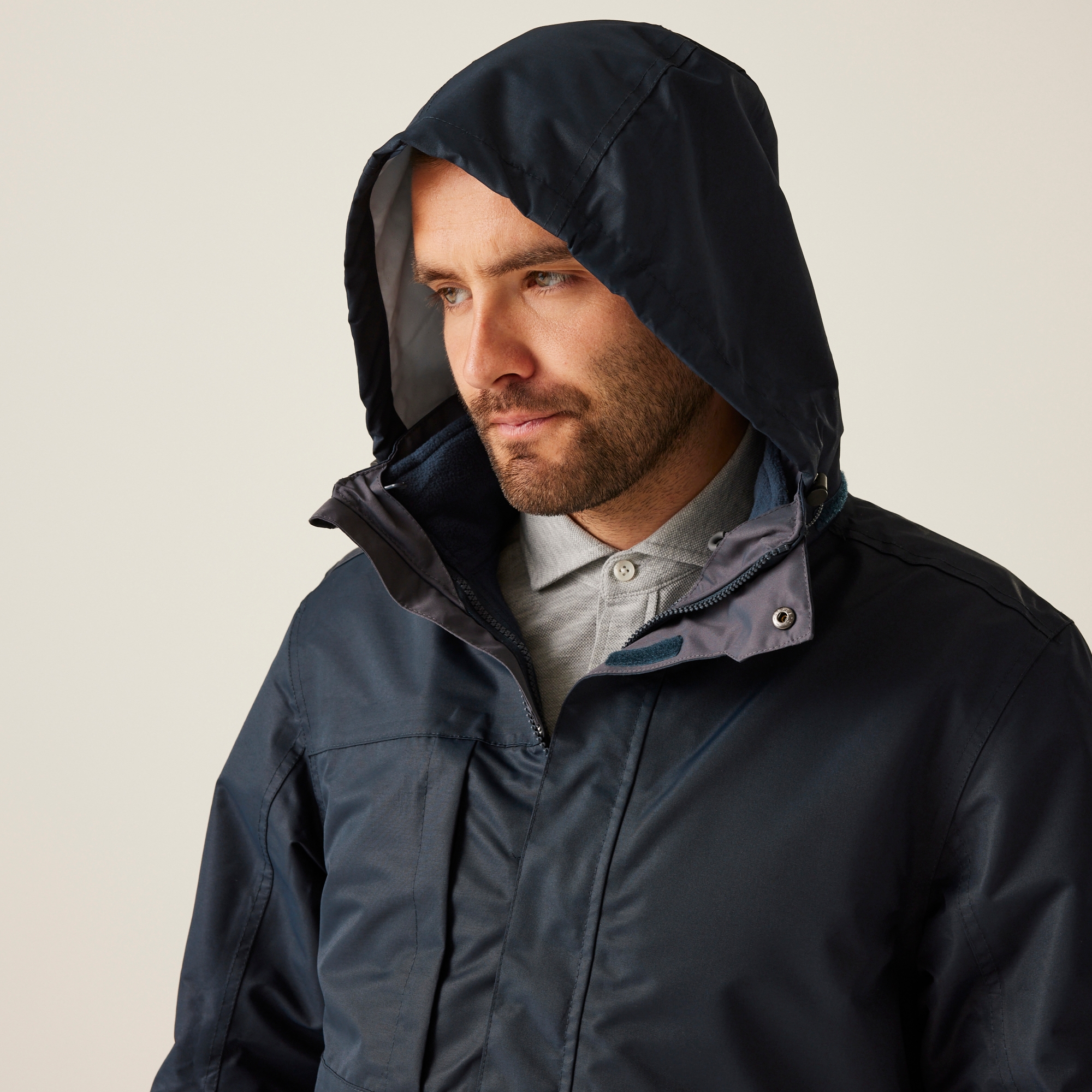 Men's Benson III Breathable Waterproof 3 in 1 Jacket | Navy