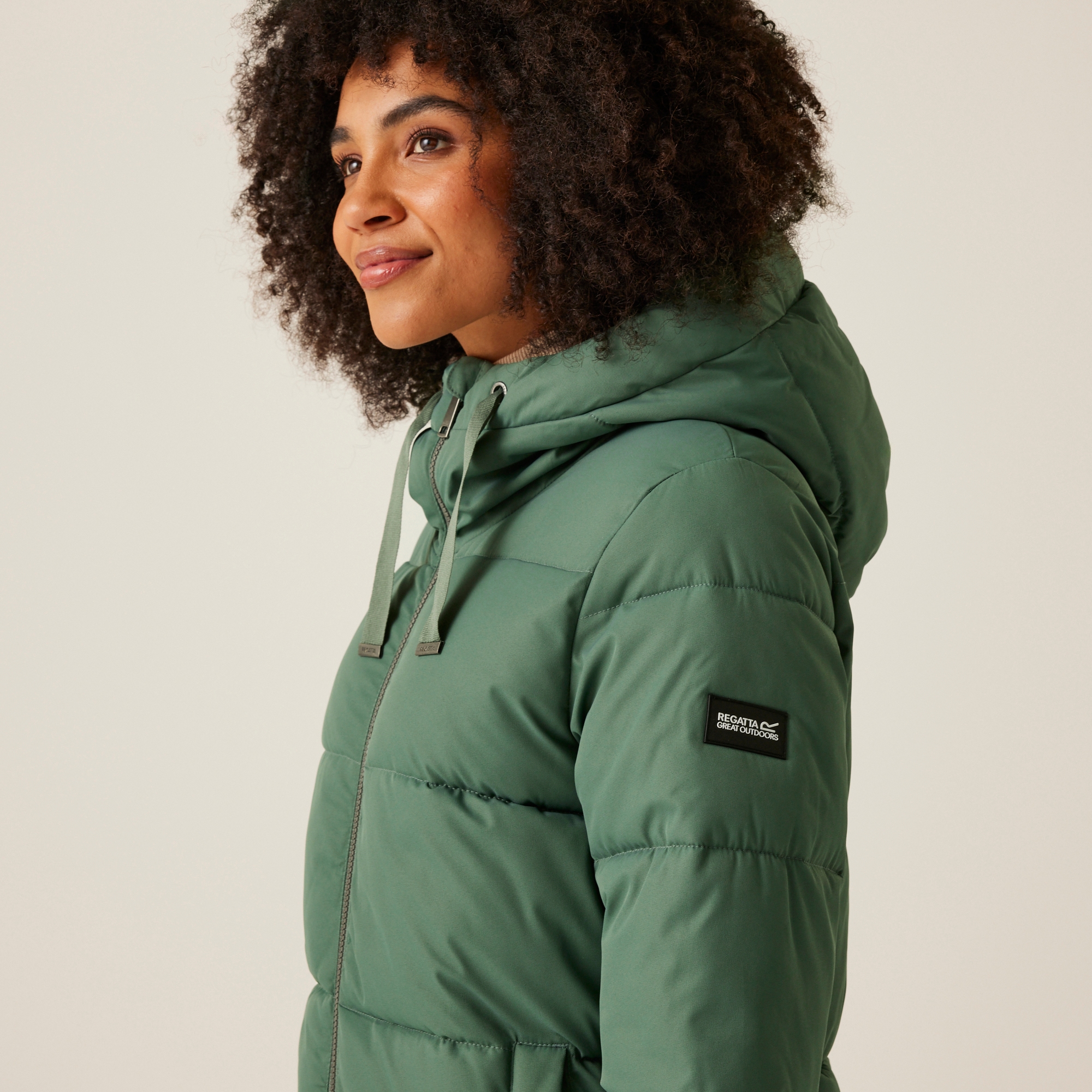 Women's Arilie Quilted Jacket | Dark Forest Green