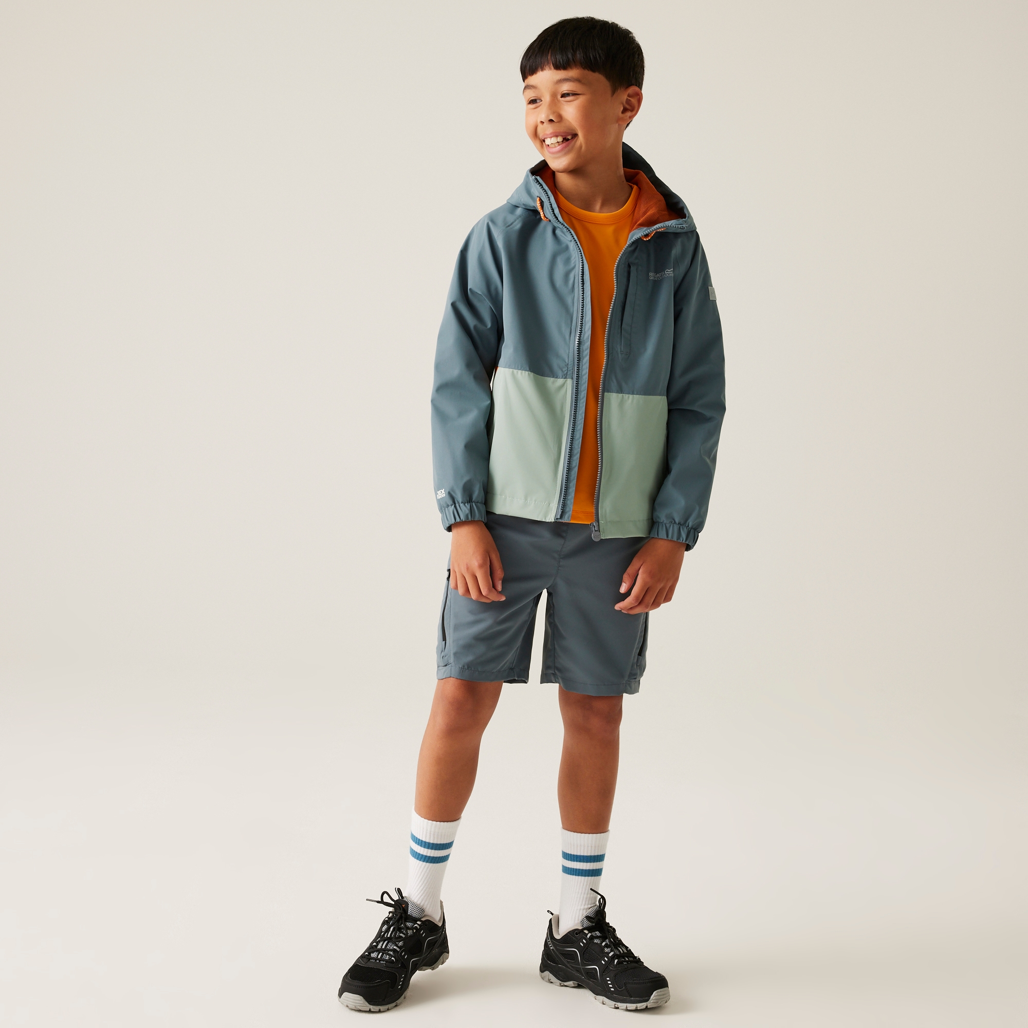 Kids' Hanleigh II Waterpoof Jacket | Stormy Weather Glacier Fox