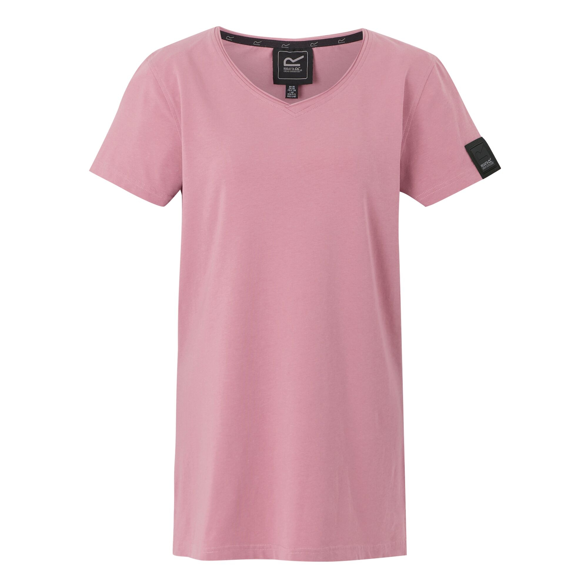 Women's Elkie V-Neck T-Shirt | Lilas