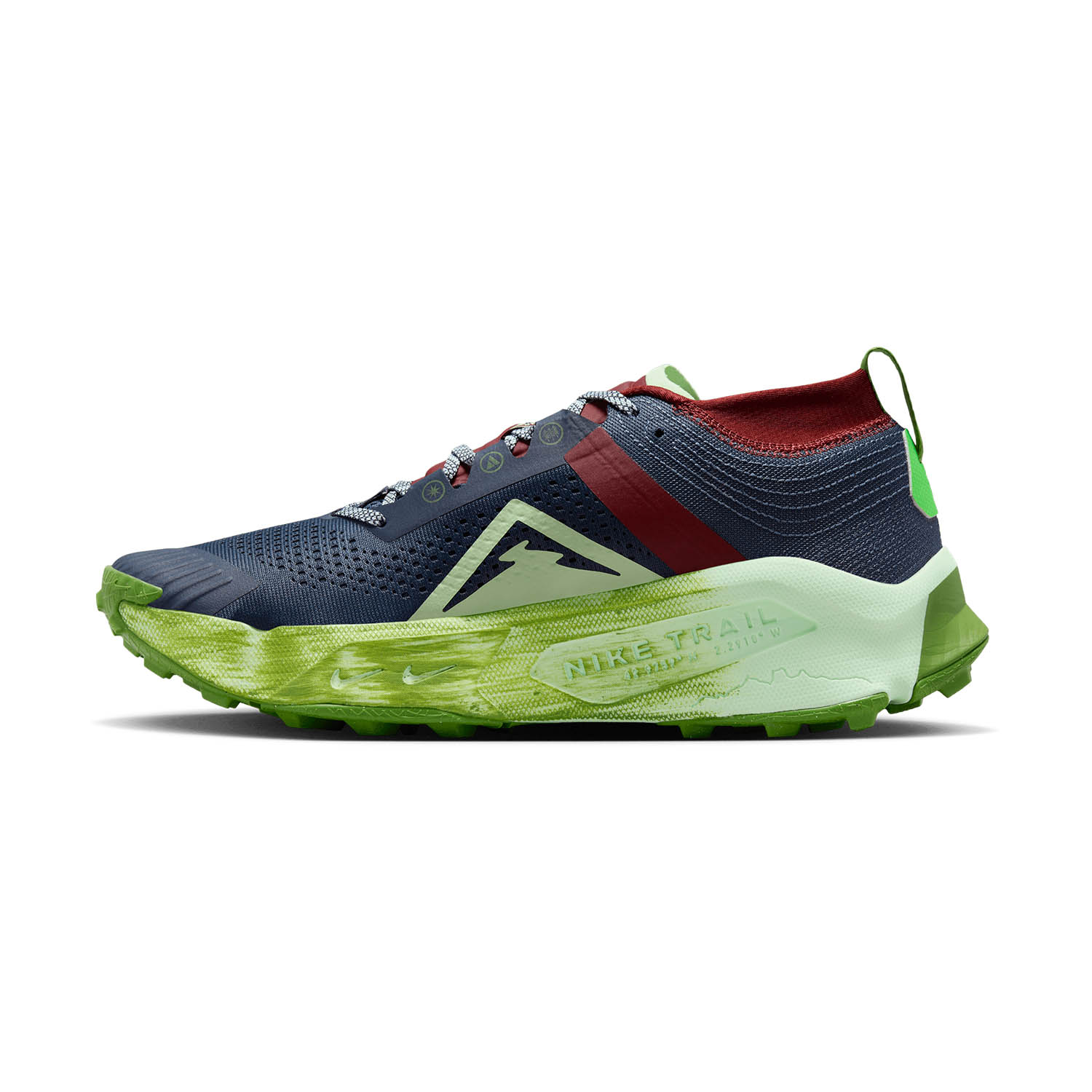 Nike ZoomX Zegama Trail Thunder Blue/Summit White/Chlorophyll