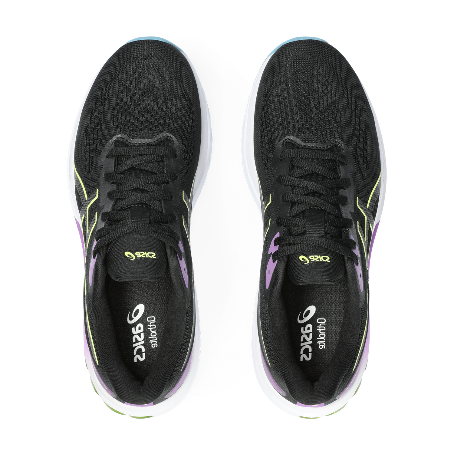 Asics GT 1000 12 Black/Glow Yellow