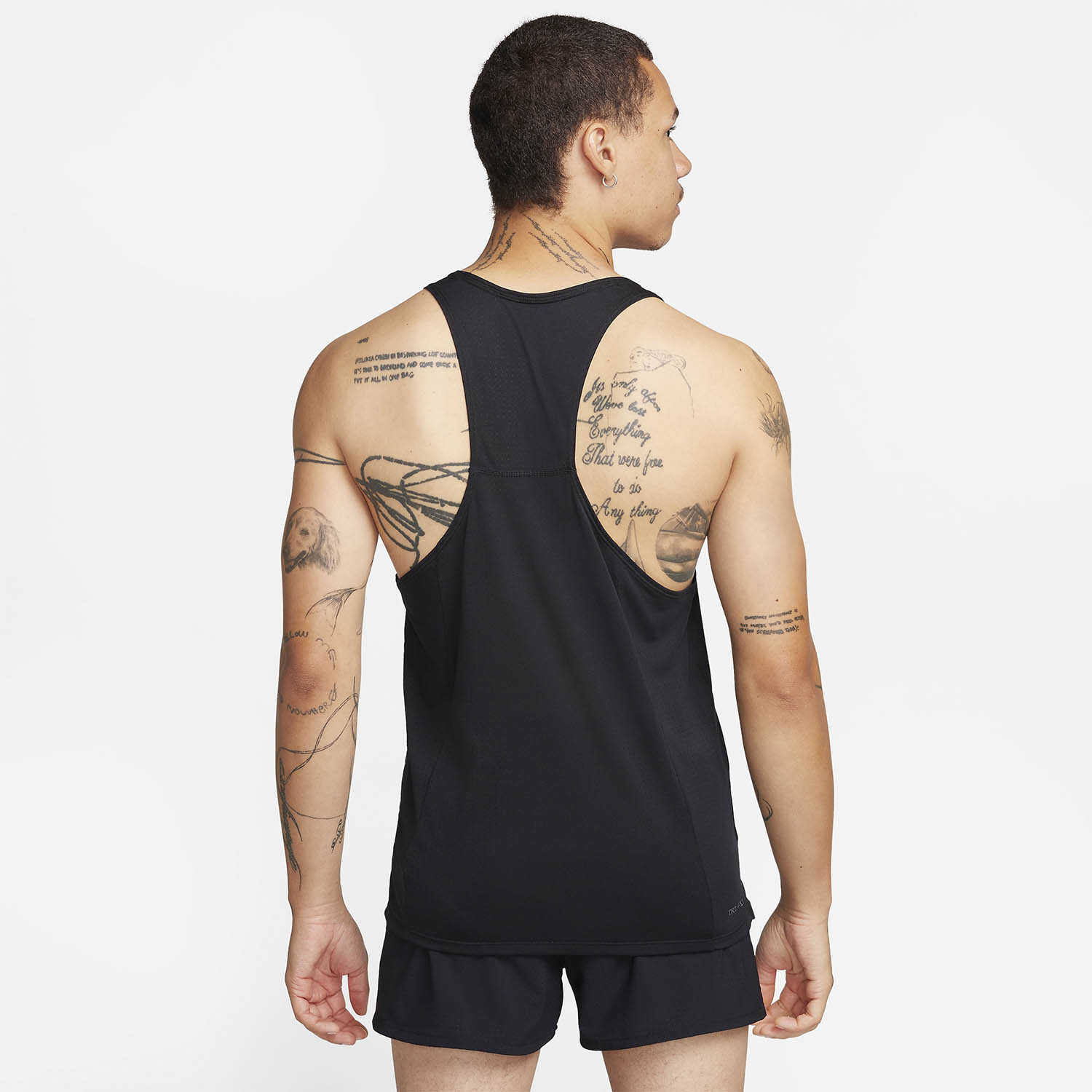 Nike Dri-FIT Fast Canotta Black/Reflective Silver