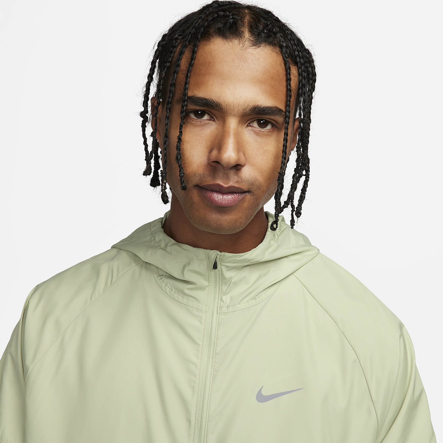Nike Repel Miler Giacca Olive Aura/Reflective Silver