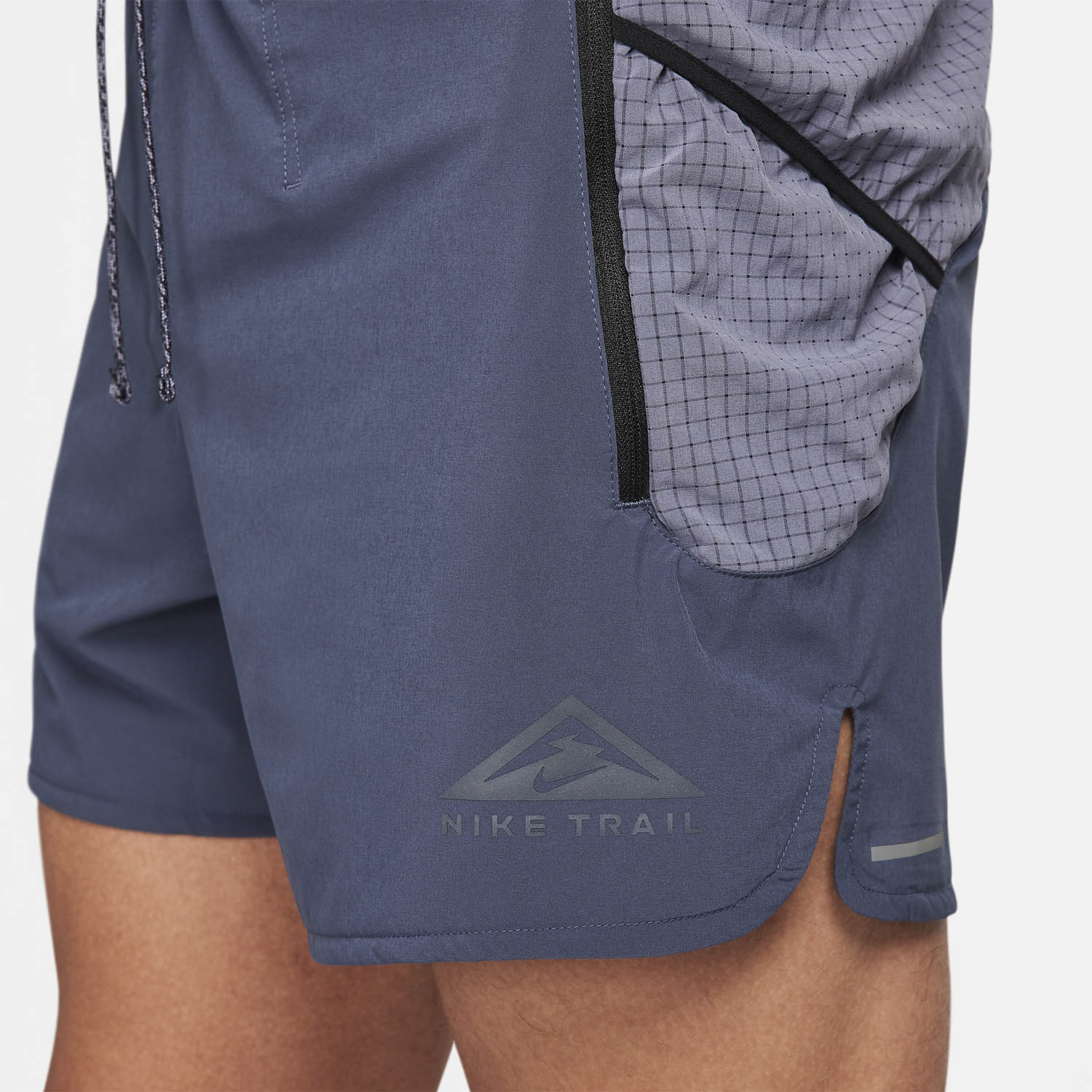 Nike Dri-FIT Second Sunrise 5in Pantaloncini Thunder Blue/Light Carbon/Black