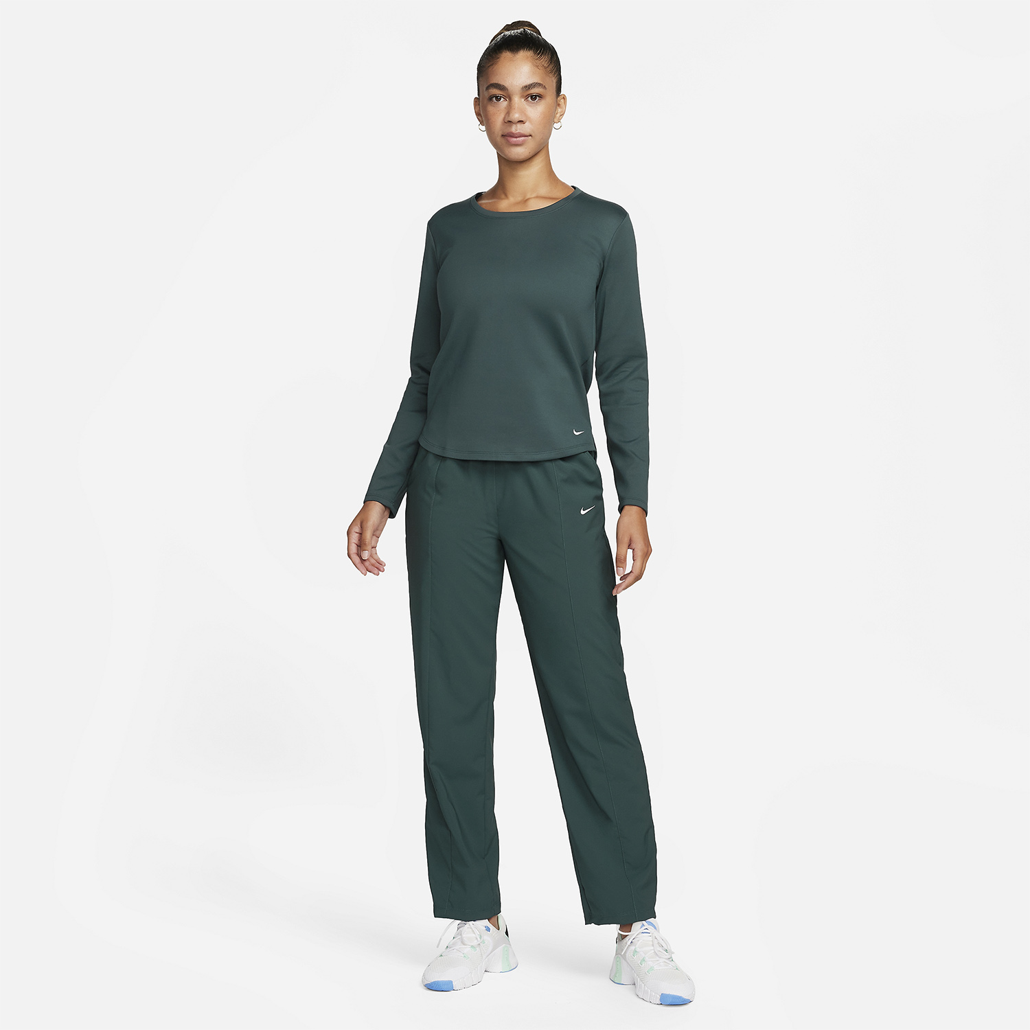 Nike Therma-FIT One Maglia Deep Jungle/White