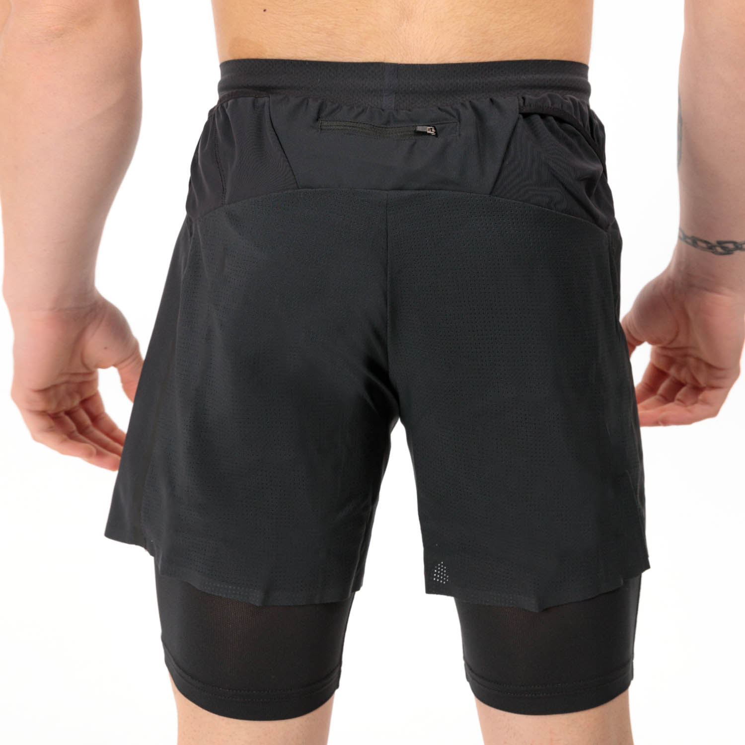 Odlo X-Alp Trail 2 in 1 6in Pantaloncini Black