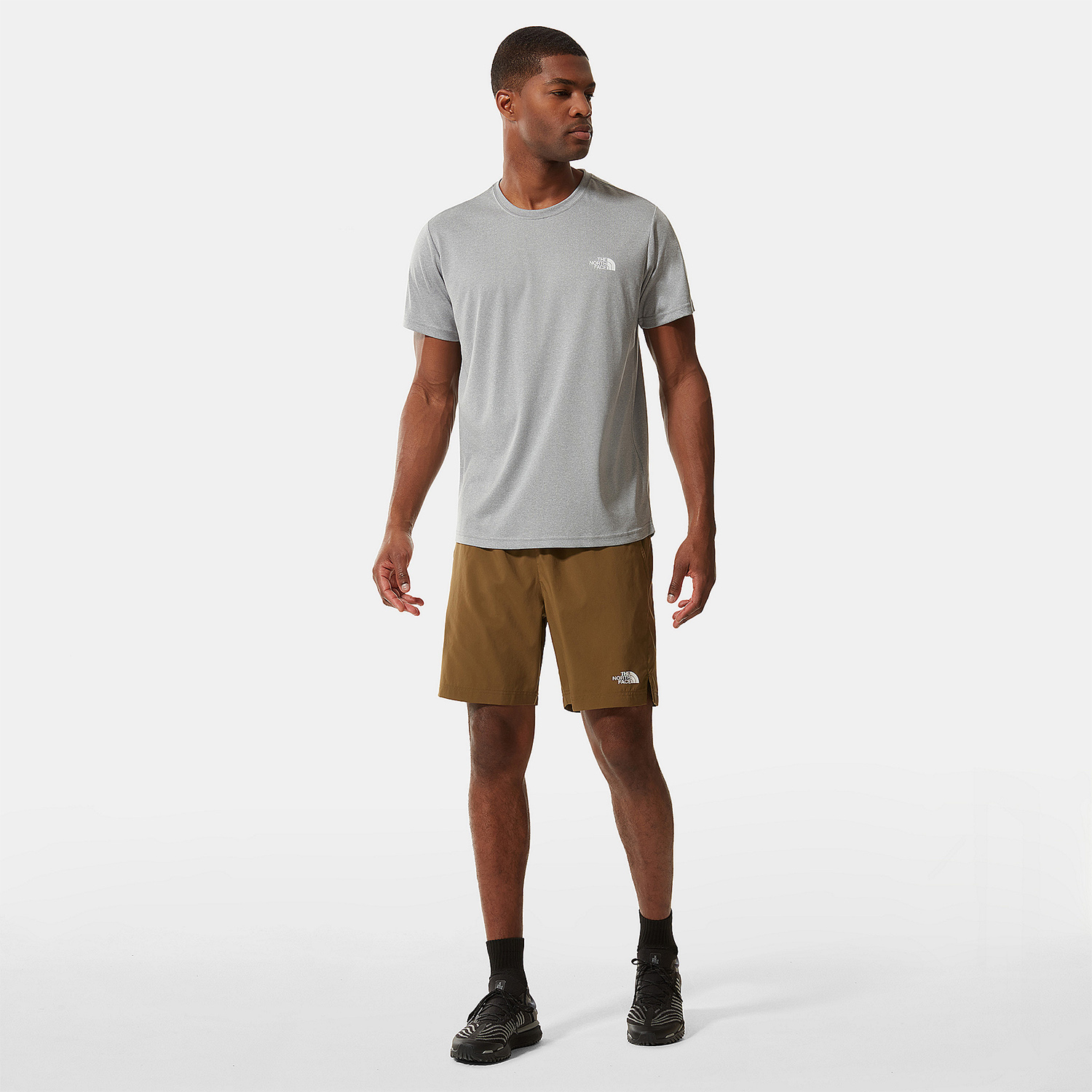 The North Face Reaxion Maglietta Mid Grey Heather