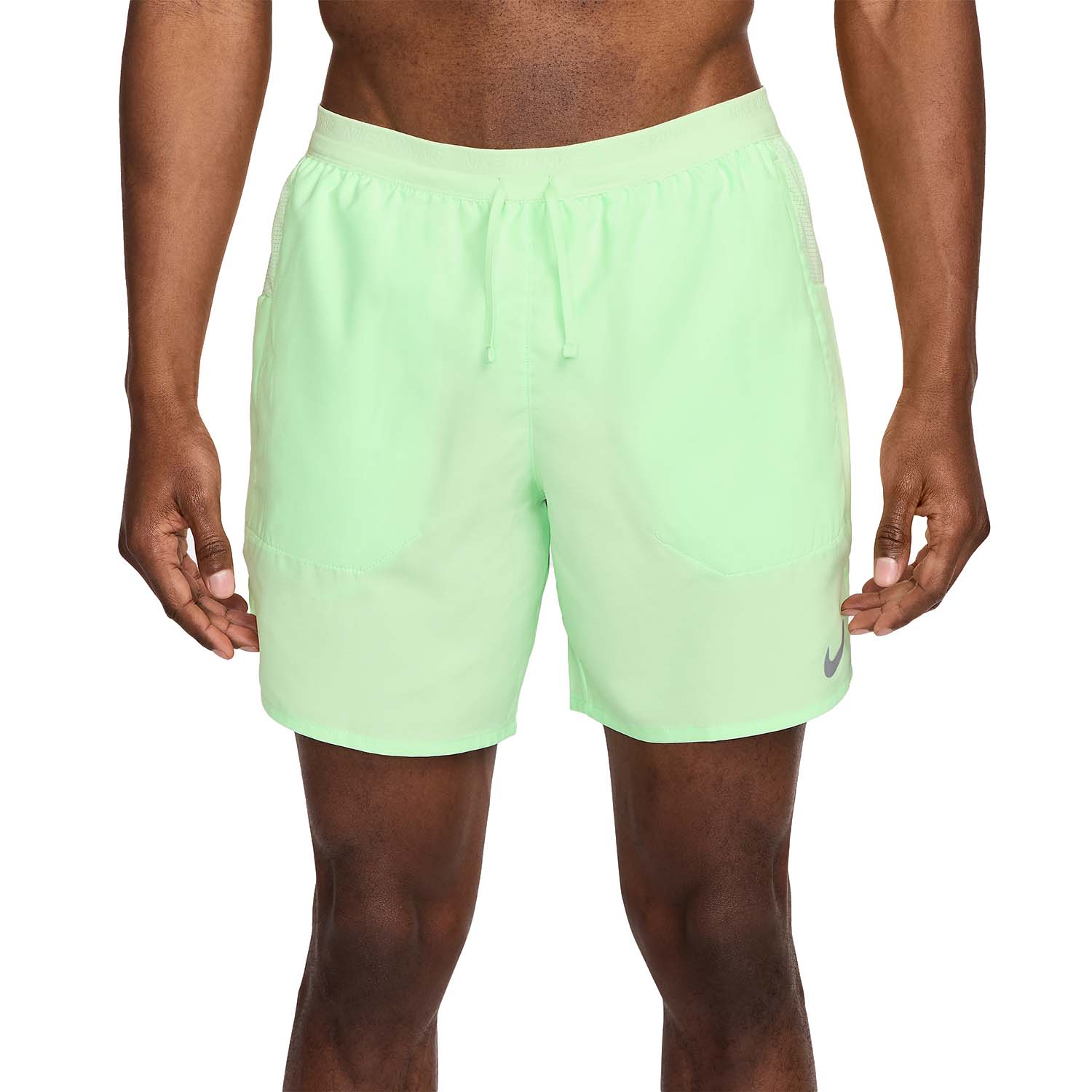 Nike Dri-FIT Stride 7in Pantaloncini Vapor Green/Reflective Silver