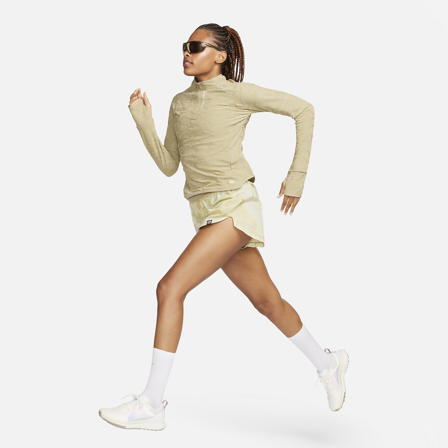 Nike Trail Pro Maglia Neutral Olive/Sea Glass