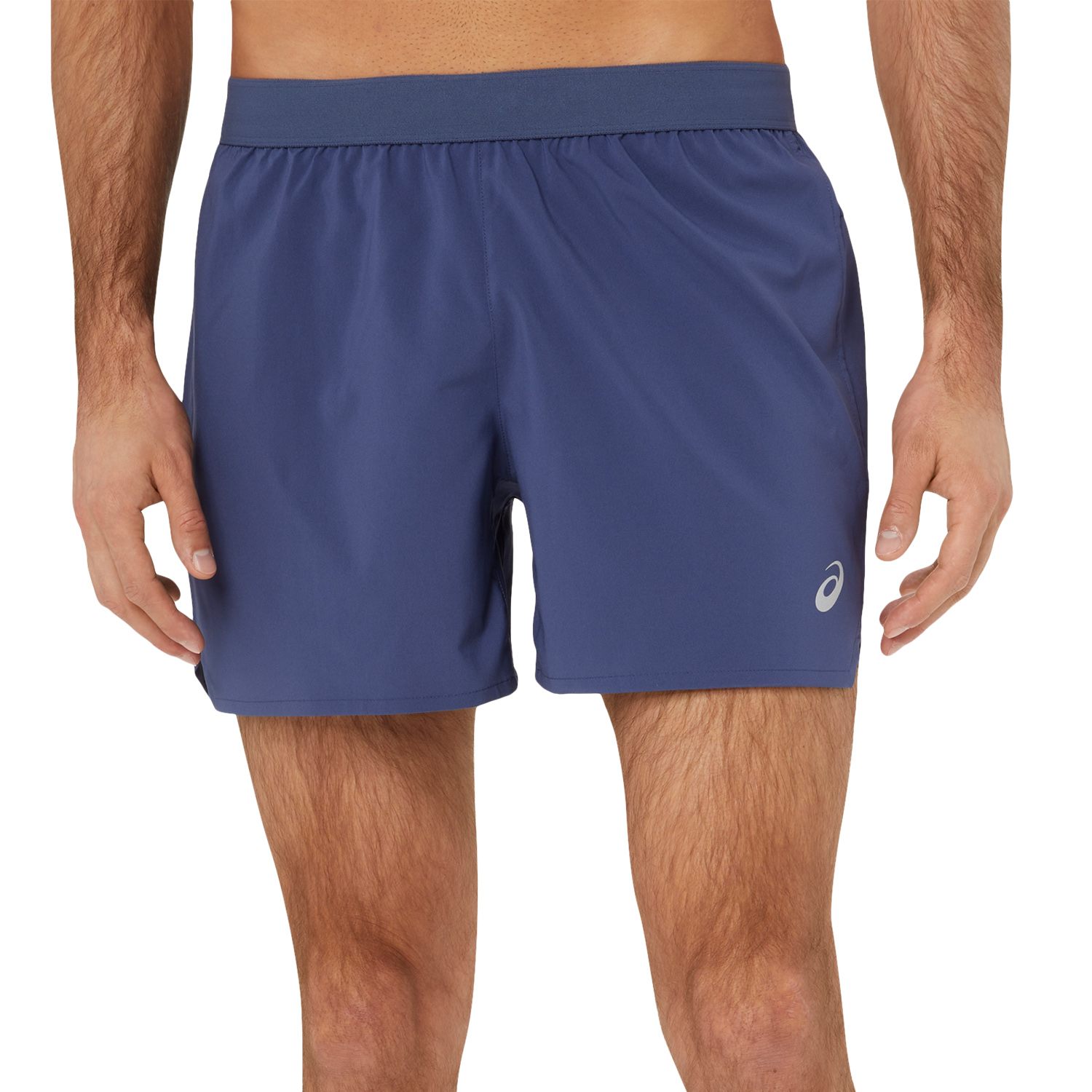 Asics Road Logo 5in Pantaloncini Thunder Blue