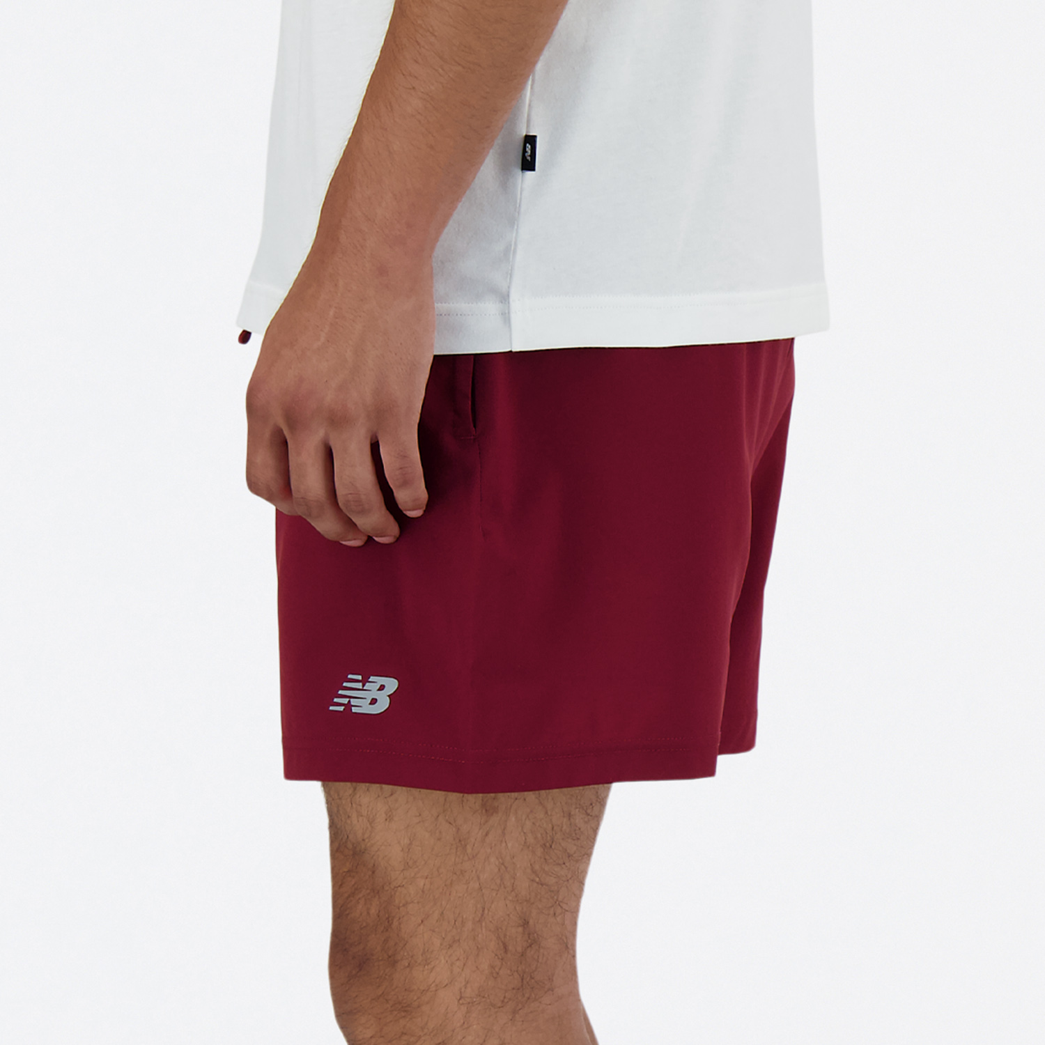 New Balance Performance 5in Pantaloncini Mineral Red